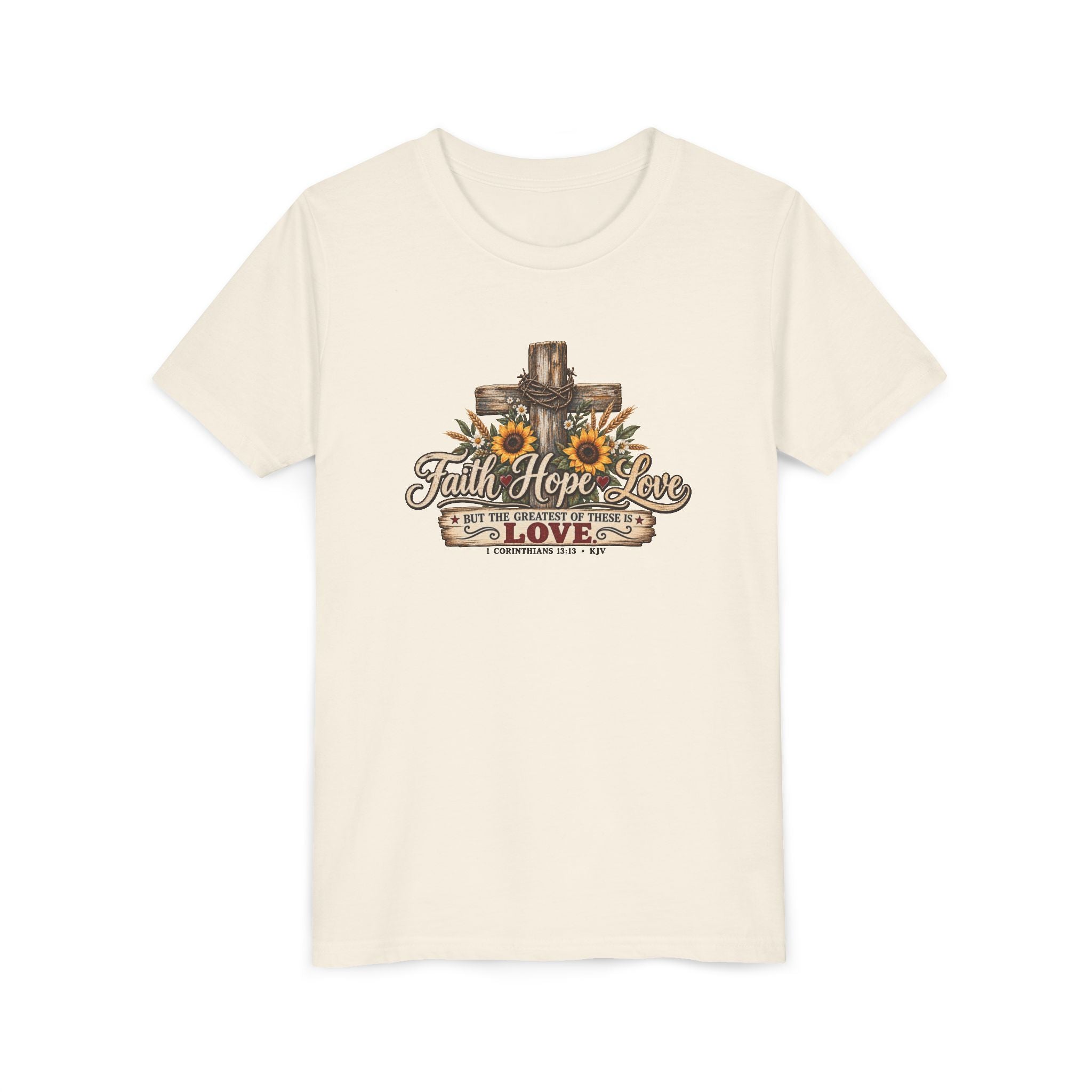 Faith Hope Love — Brave Hearts Country Gospel T-Shirt