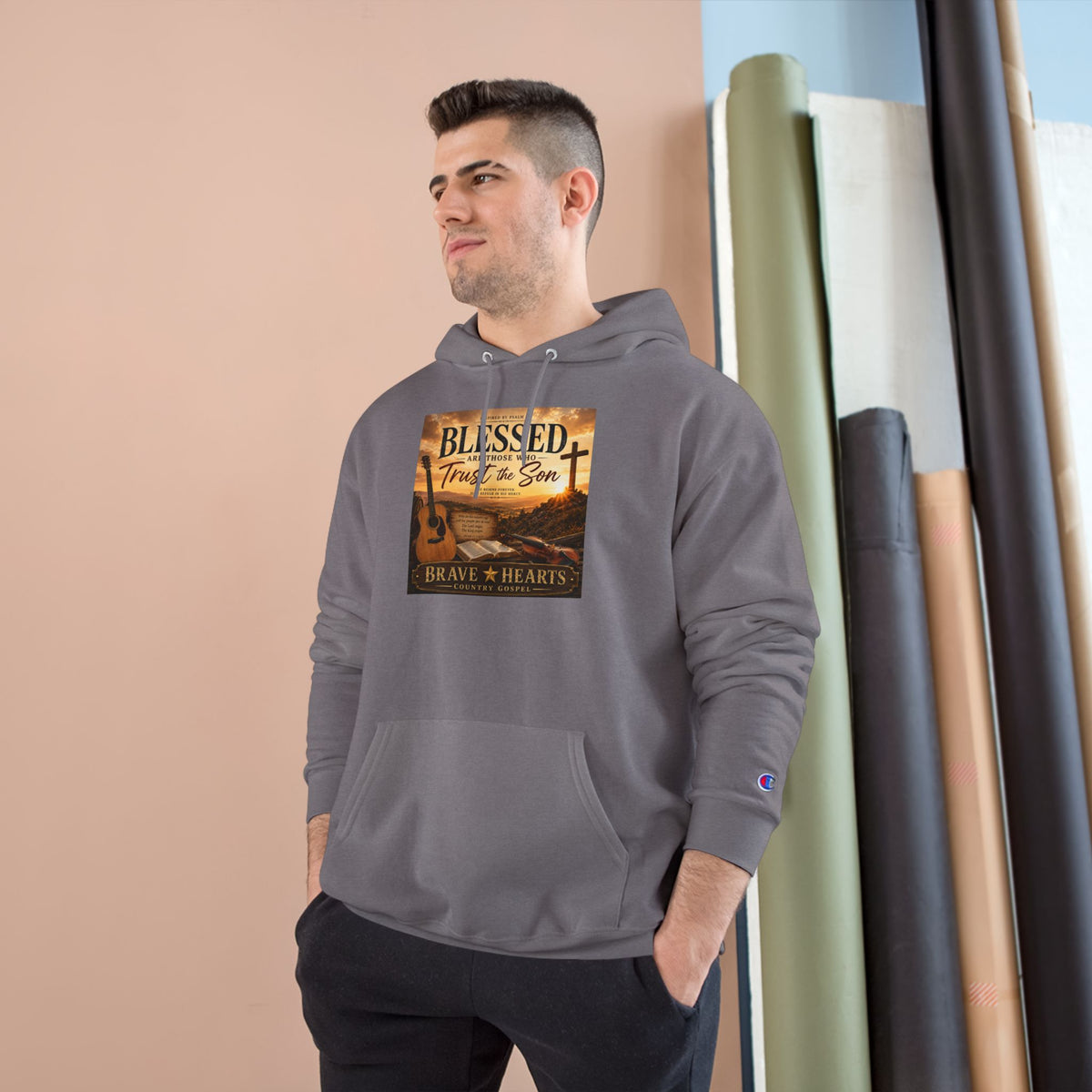 Blessed Are Those Who Trust In The Son - Brave Hearts Country Gospel Hoodie