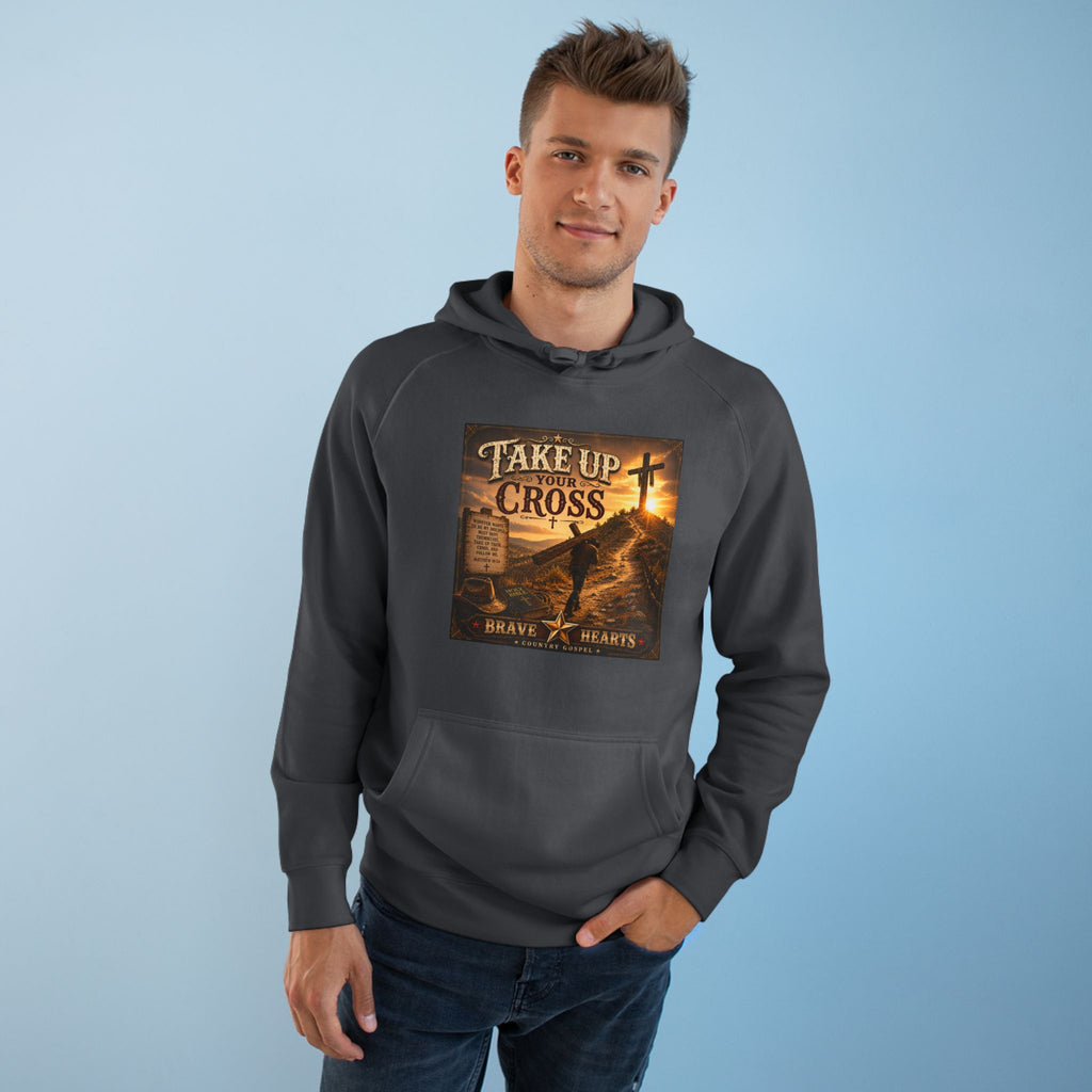 Take Up Your Cross-rave Hearts Country Gospel Hoodie