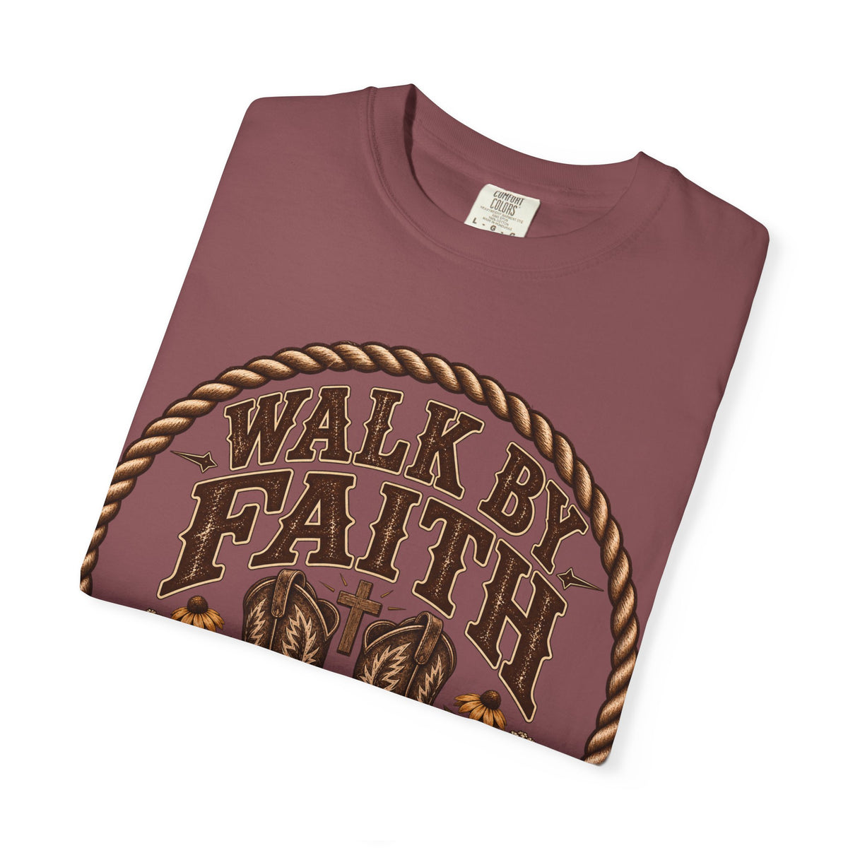 Walk By Faith - Bible Brave Hearts T-shirt