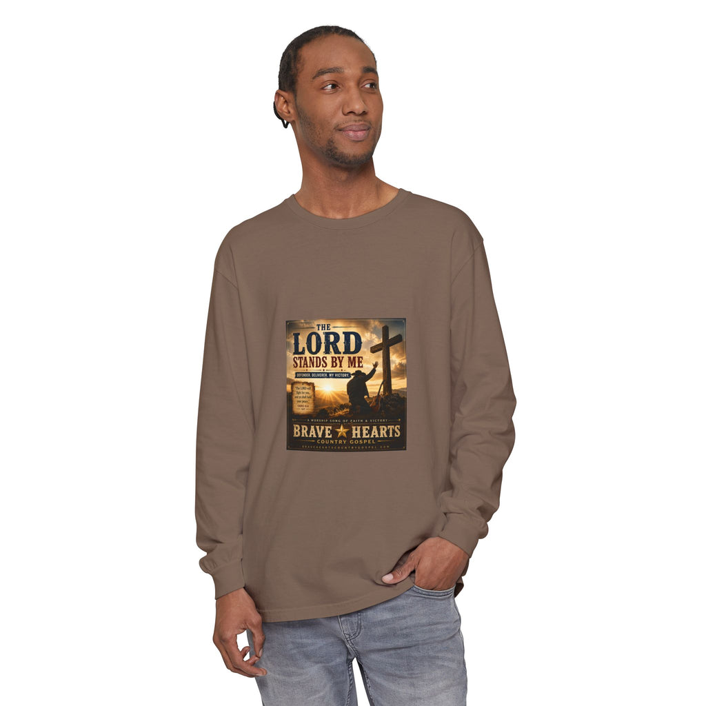 The Lord Stands By Me — Brave Hearts Country Gospel Long Sleeve T-Shirt