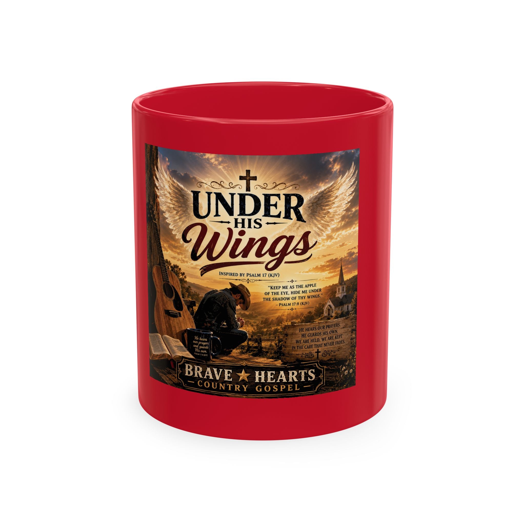 Under His Wings — Brave Hearts Country Gospel Mug