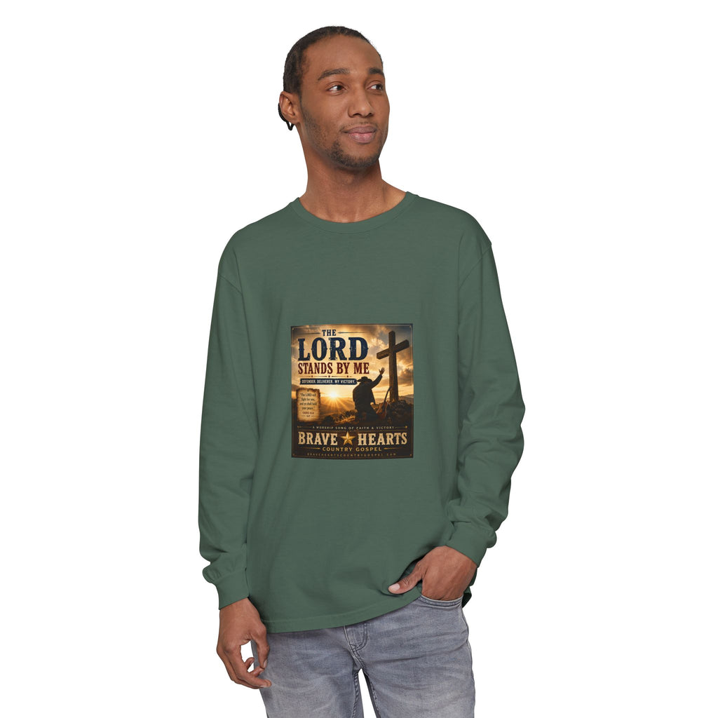 The Lord Stands By Me — Brave Hearts Country Gospel Long Sleeve T-Shirt