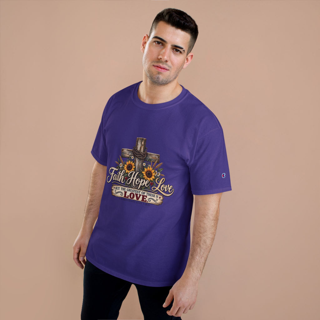 Faith Hope Love — Brave Hearts Country Gospel T-Shirt (Extended Sizes)