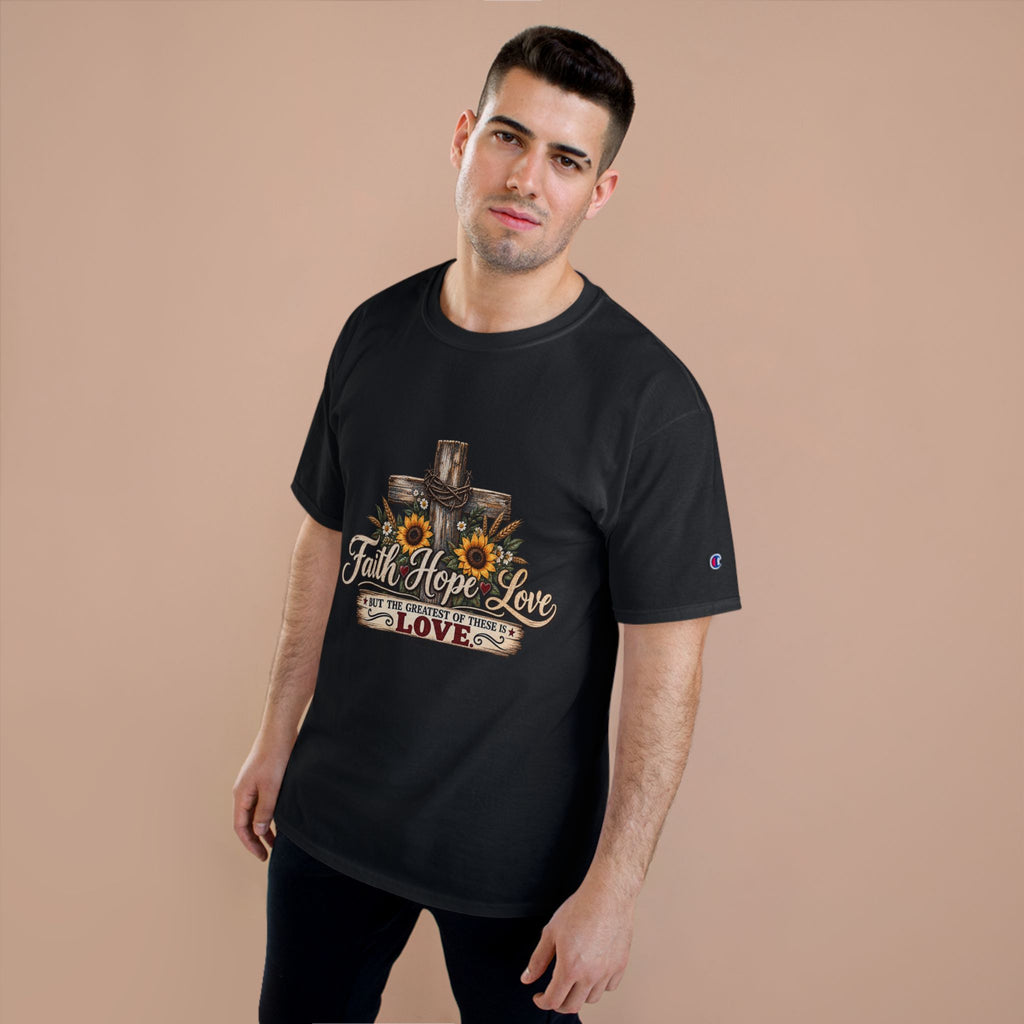 Faith Hope Love — Brave Hearts Country Gospel T-Shirt (Extended Sizes)