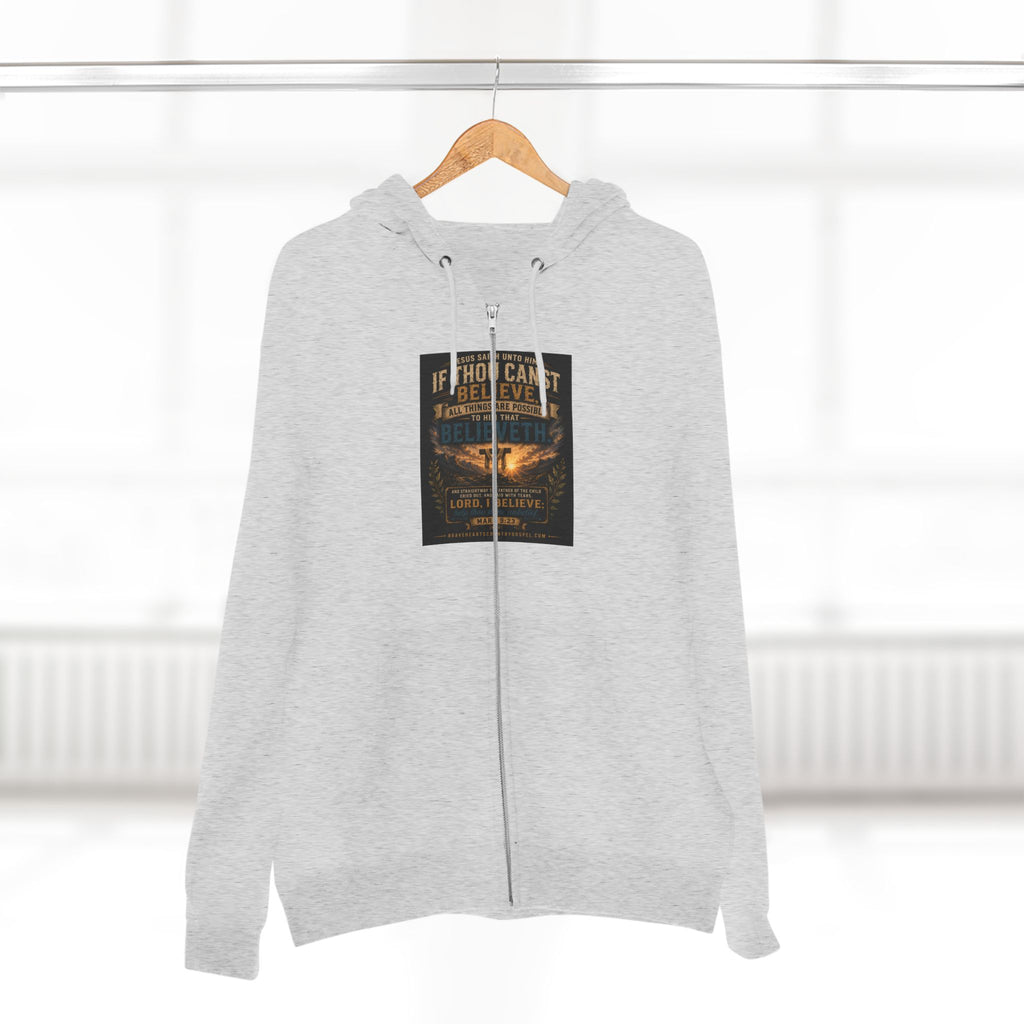 If Thou Canst Believe - Brave Hearts Country Gospel Hoodie
