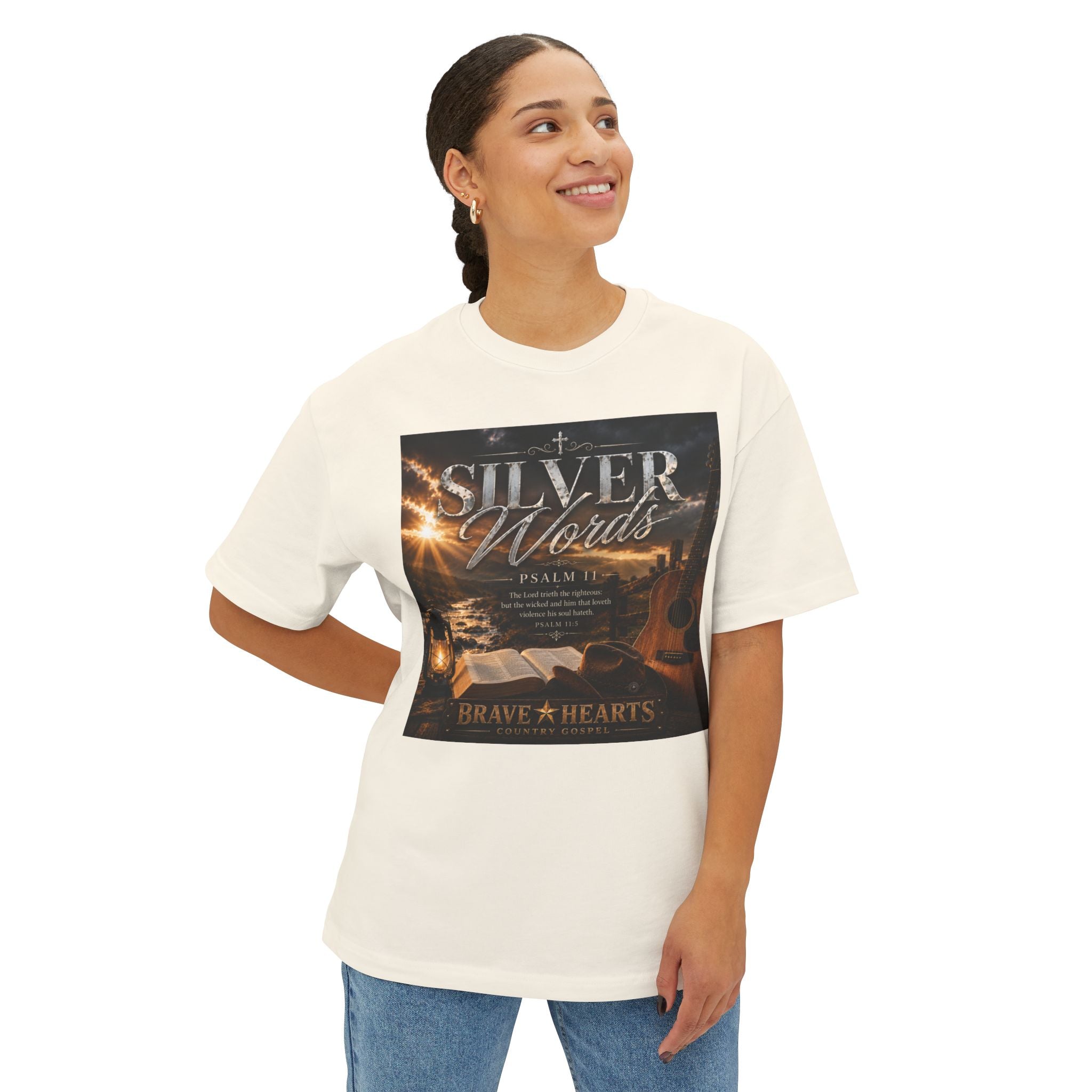 Silver Words — Brave Hearts Country Gospel T-Shirt
