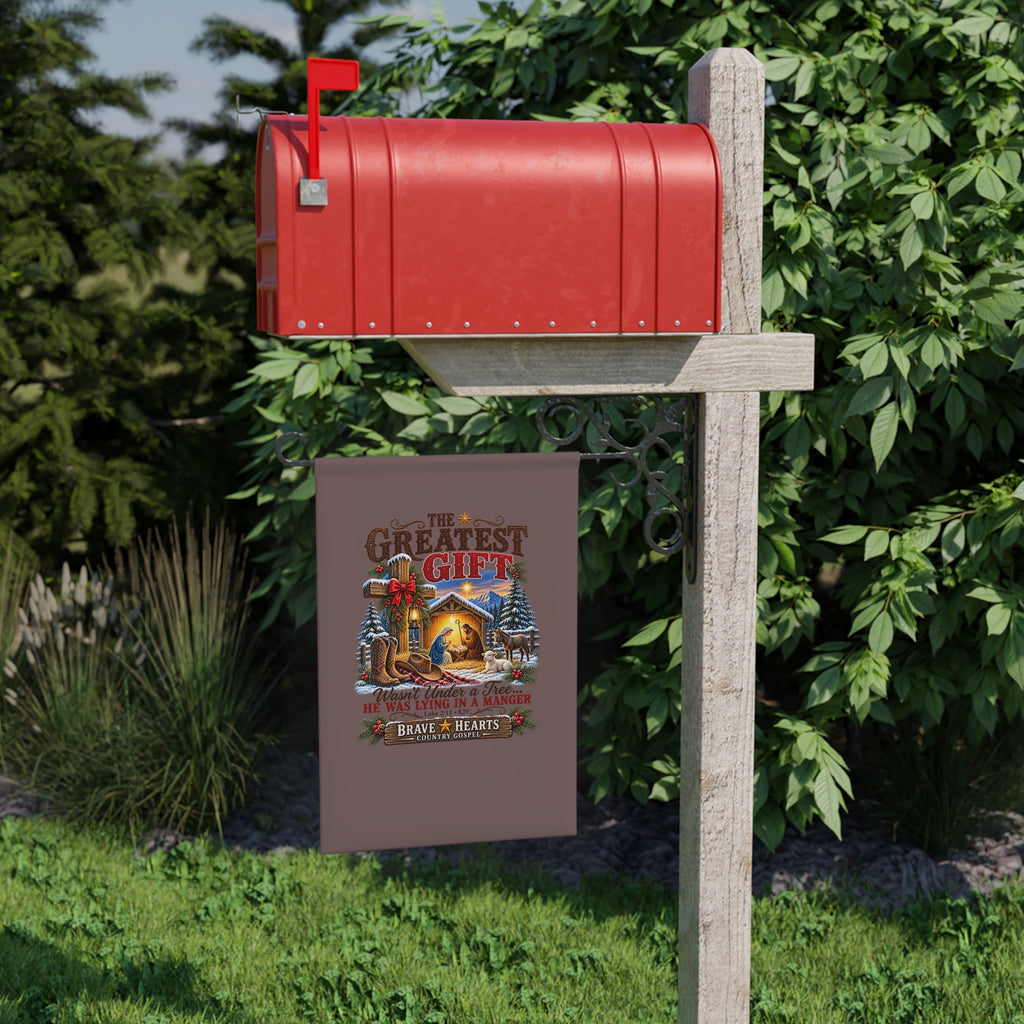 The Greatest Gift - Brave Hearts Country Gospel Garden Flag