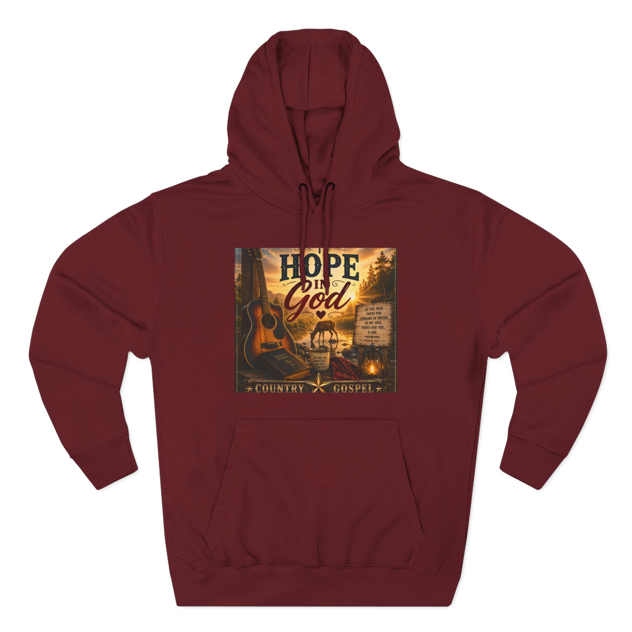 Hope in God  — Brave Hearts Country Gospel Fleece Hoodie