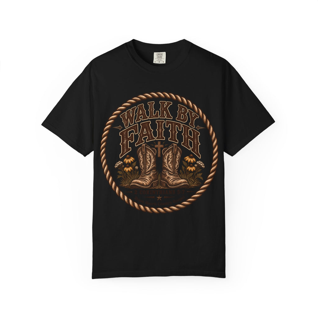 Walk By Faith - Bible Brave Hearts T-shirt