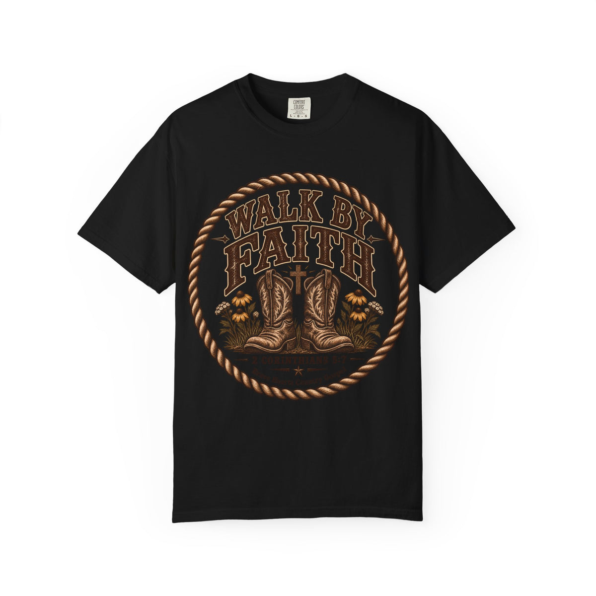 Walk By Faith - Bible Brave Hearts T-shirt