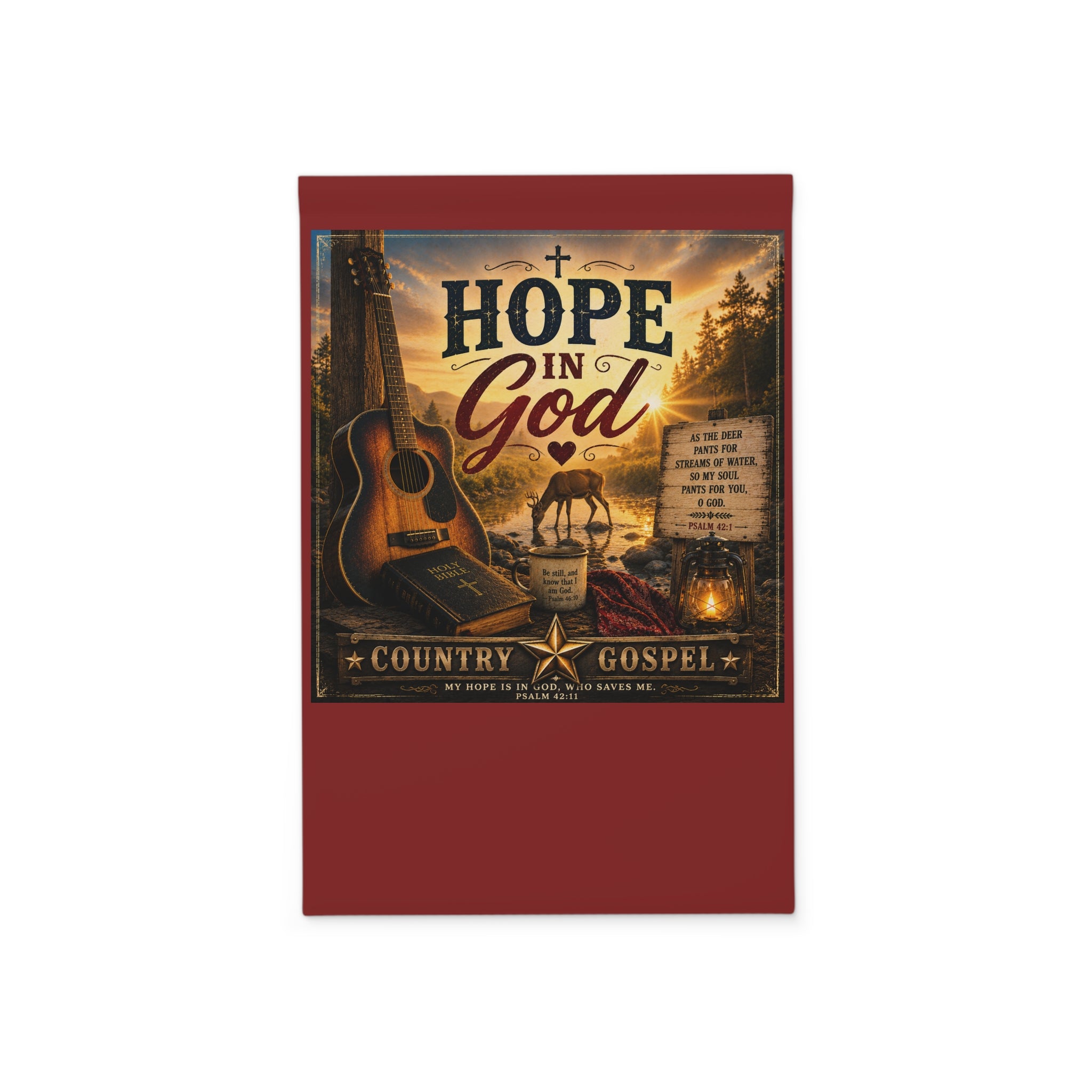 Hope in God — Brave Hearts Country Gospel Garden Flag