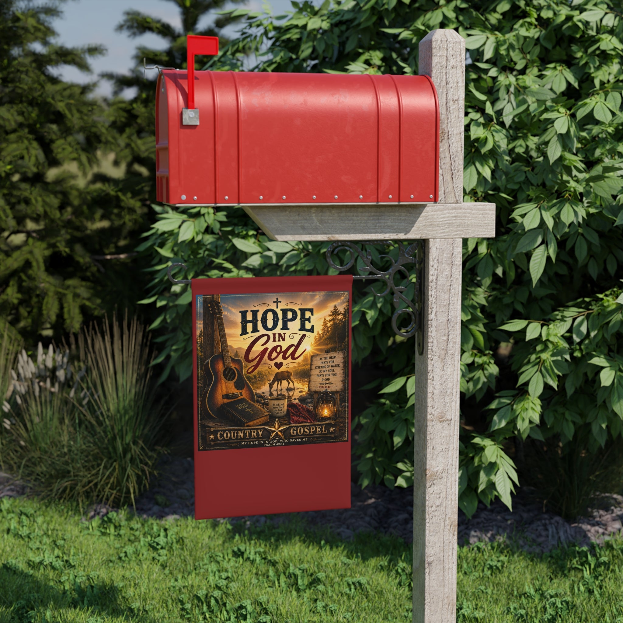 Hope in God — Brave Hearts Country Gospel Garden Flag