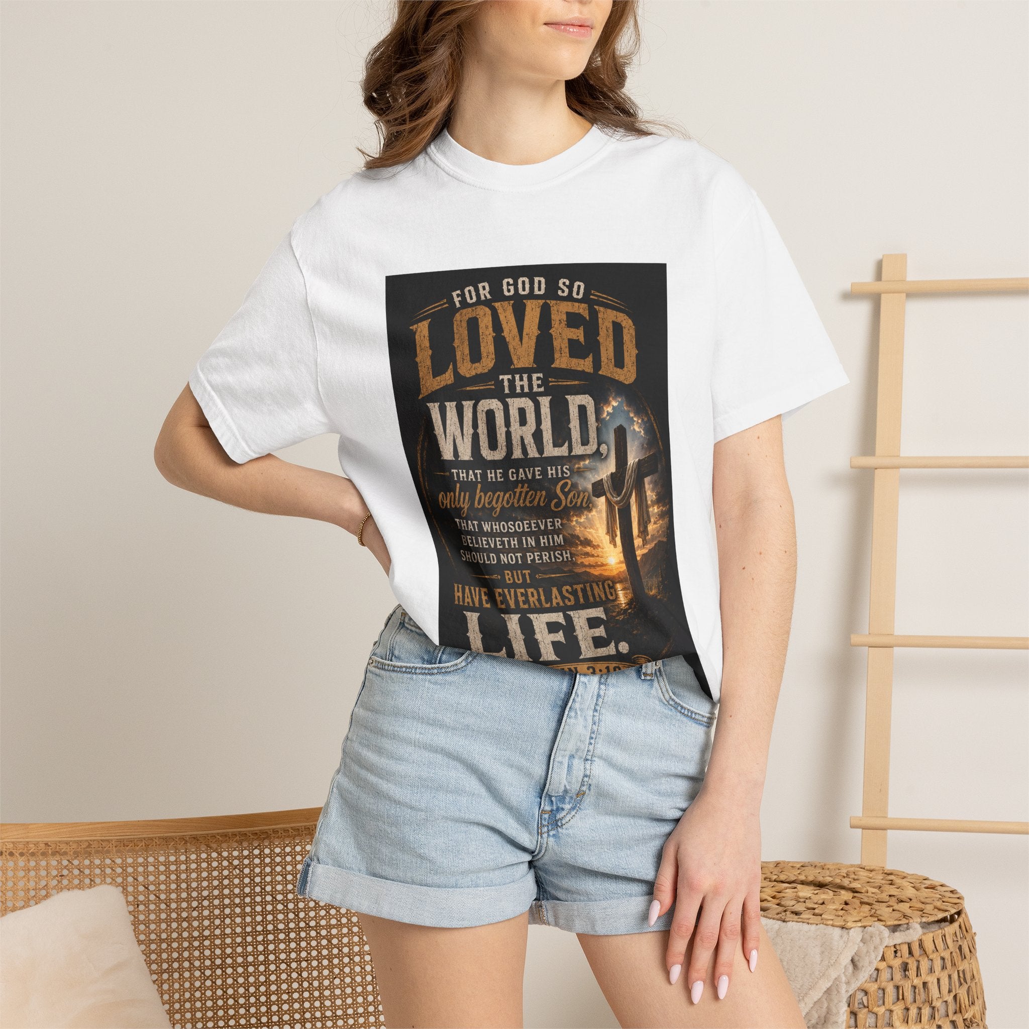 For God So Loved the World — Brave Hearts Country Gospel T-Shirt