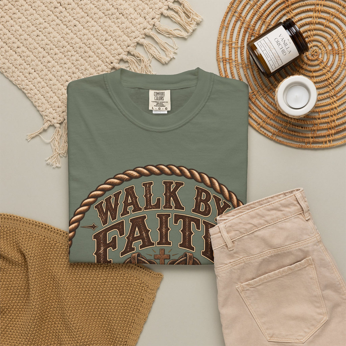 Walk By Faith - Bible Brave Hearts T-shirt