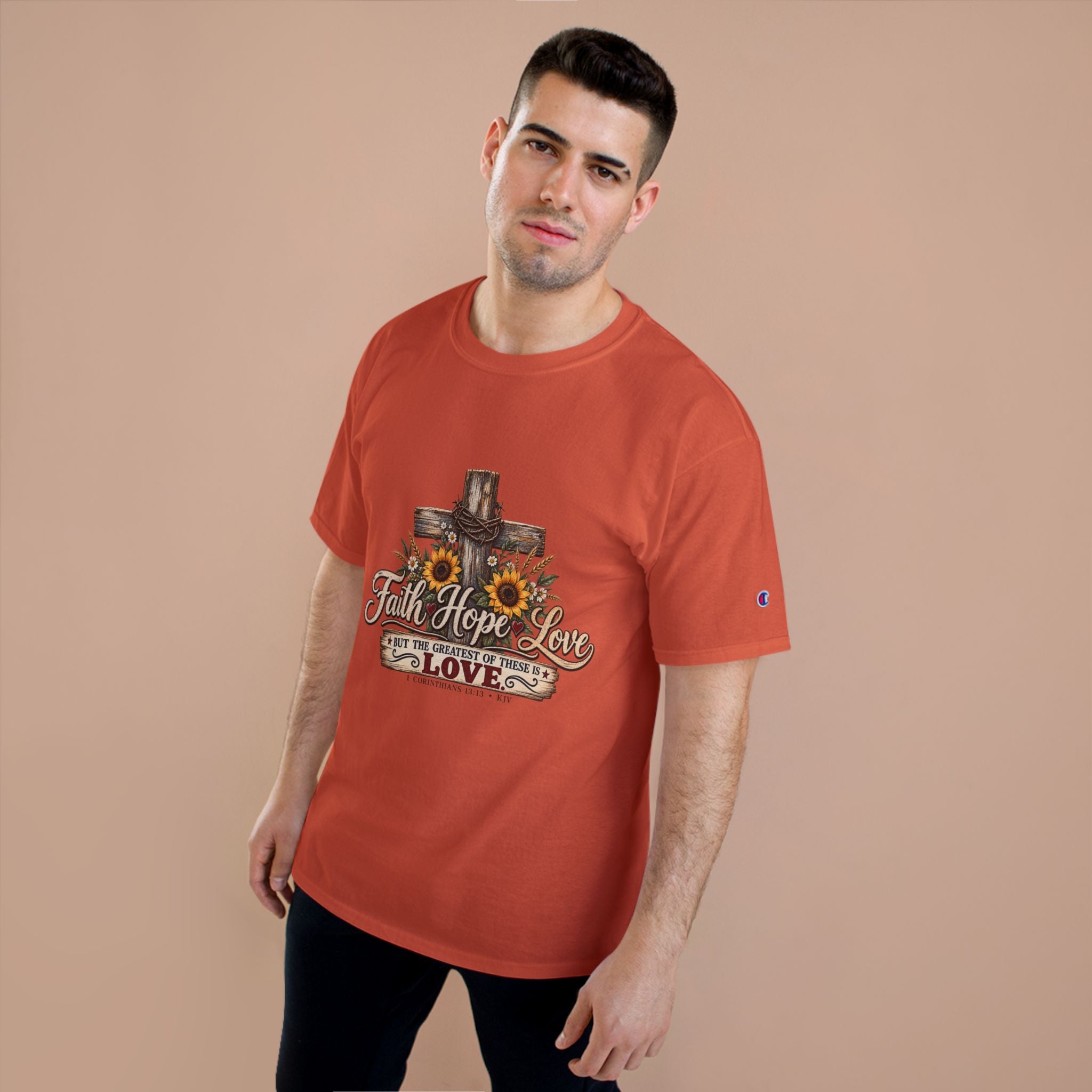 Faith Hope Love — Brave Hearts Country Gospel T-Shirt (Extended Sizes)