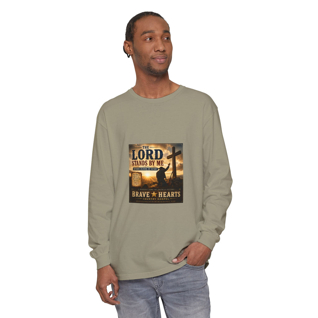 The Lord Stands By Me — Brave Hearts Country Gospel Long Sleeve T-Shirt