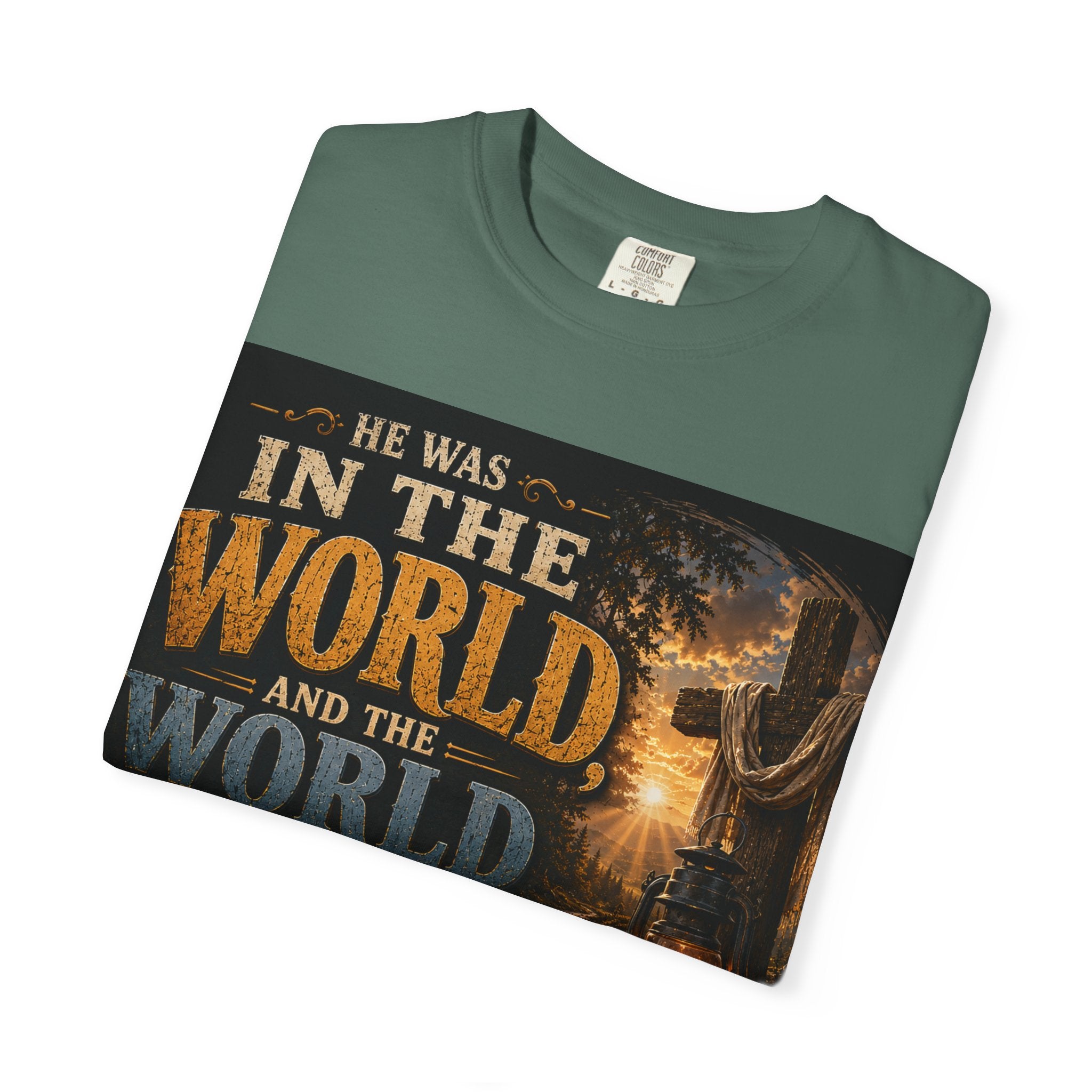 He Was In The World — Brave Hearts Country Gospel T-Shirt