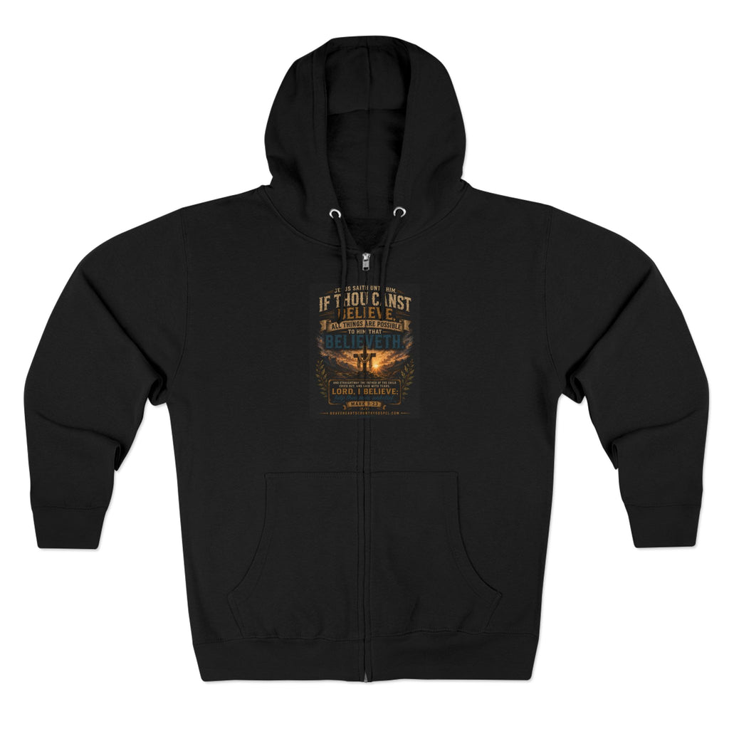 If Thou Canst Believe - Brave Hearts Country Gospel Hoodie