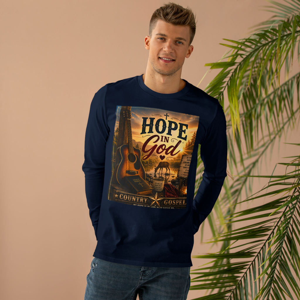 Hope In God - Brave Hearts Country Gospel Long Sleeve T-Shirt