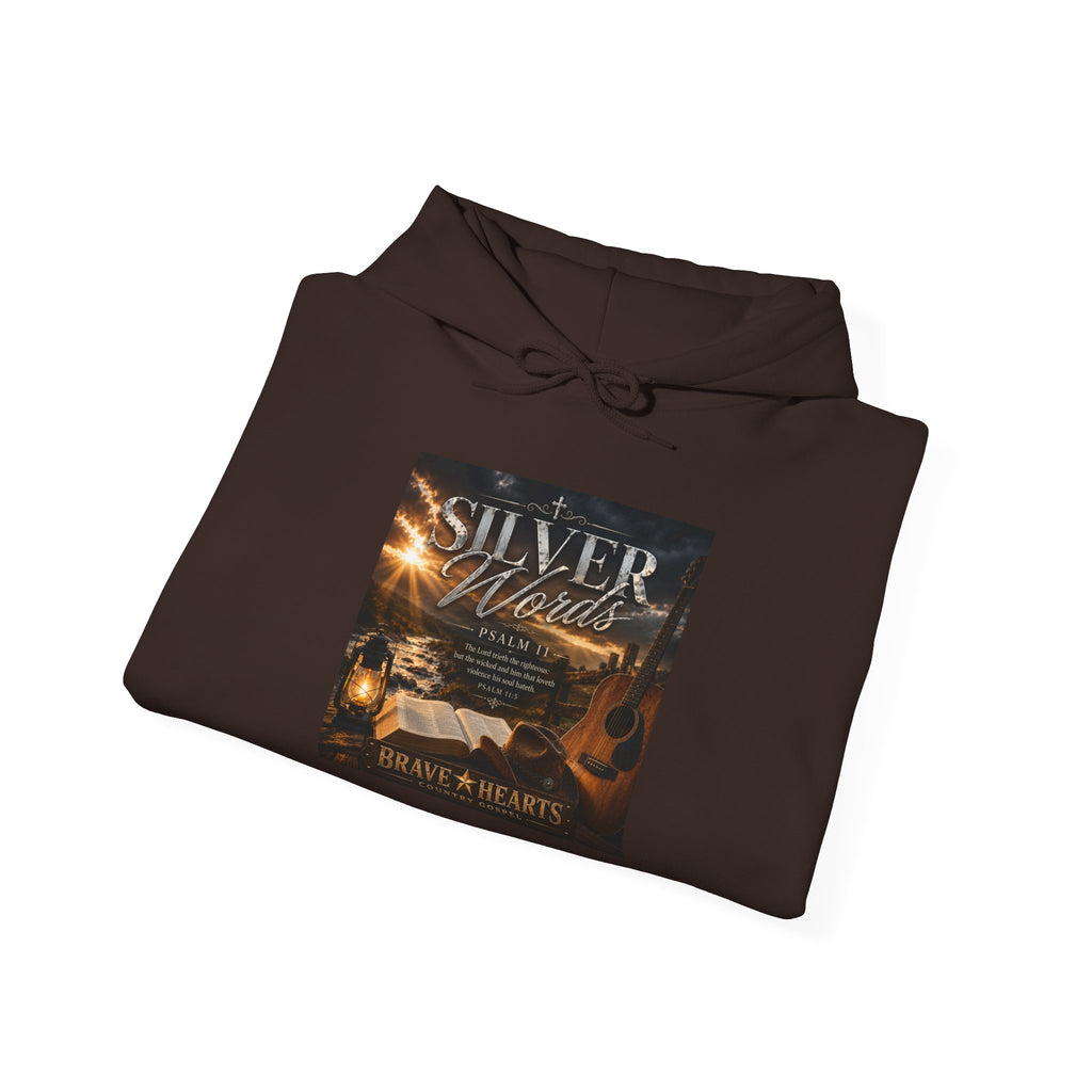 Silver Words — Brave Hearts Country Gospel Hoodie