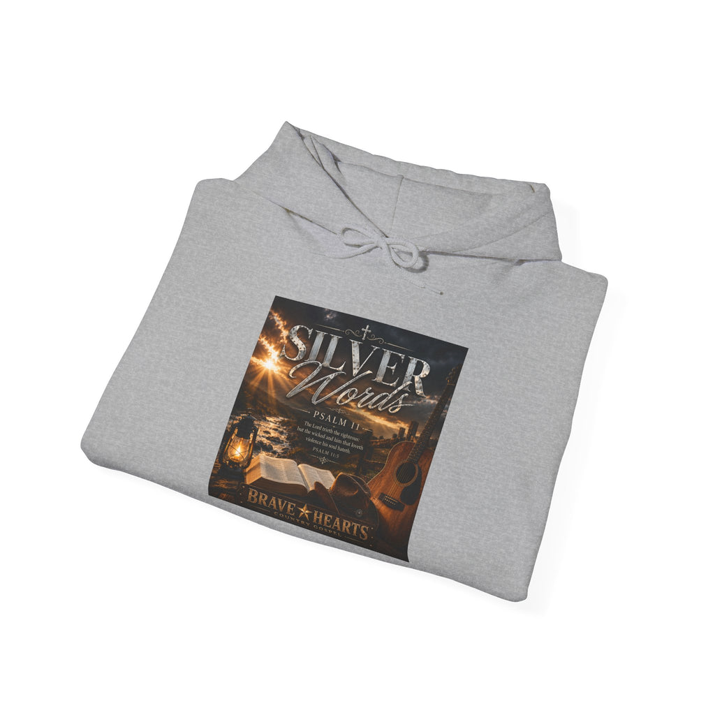 Silver Words — Brave Hearts Country Gospel Hoodie
