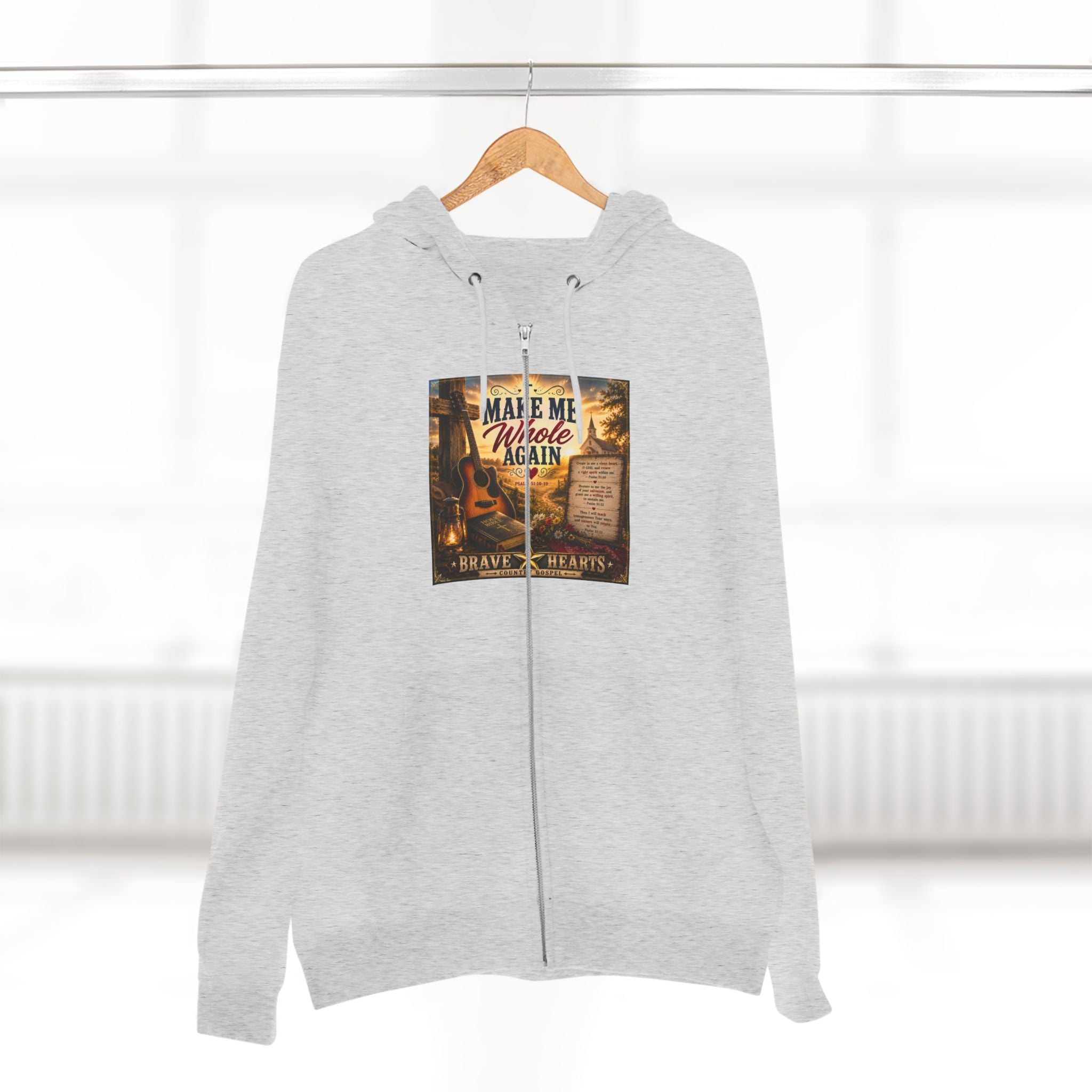 Make Me Whole Again - Brave Hearts Country Gospel Hoodie