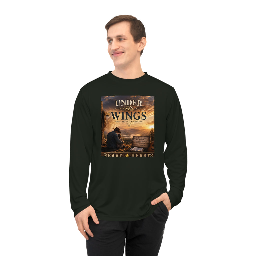Under the Wings – Brave Hearts Country Gospel Long Sleeve T-Shirt