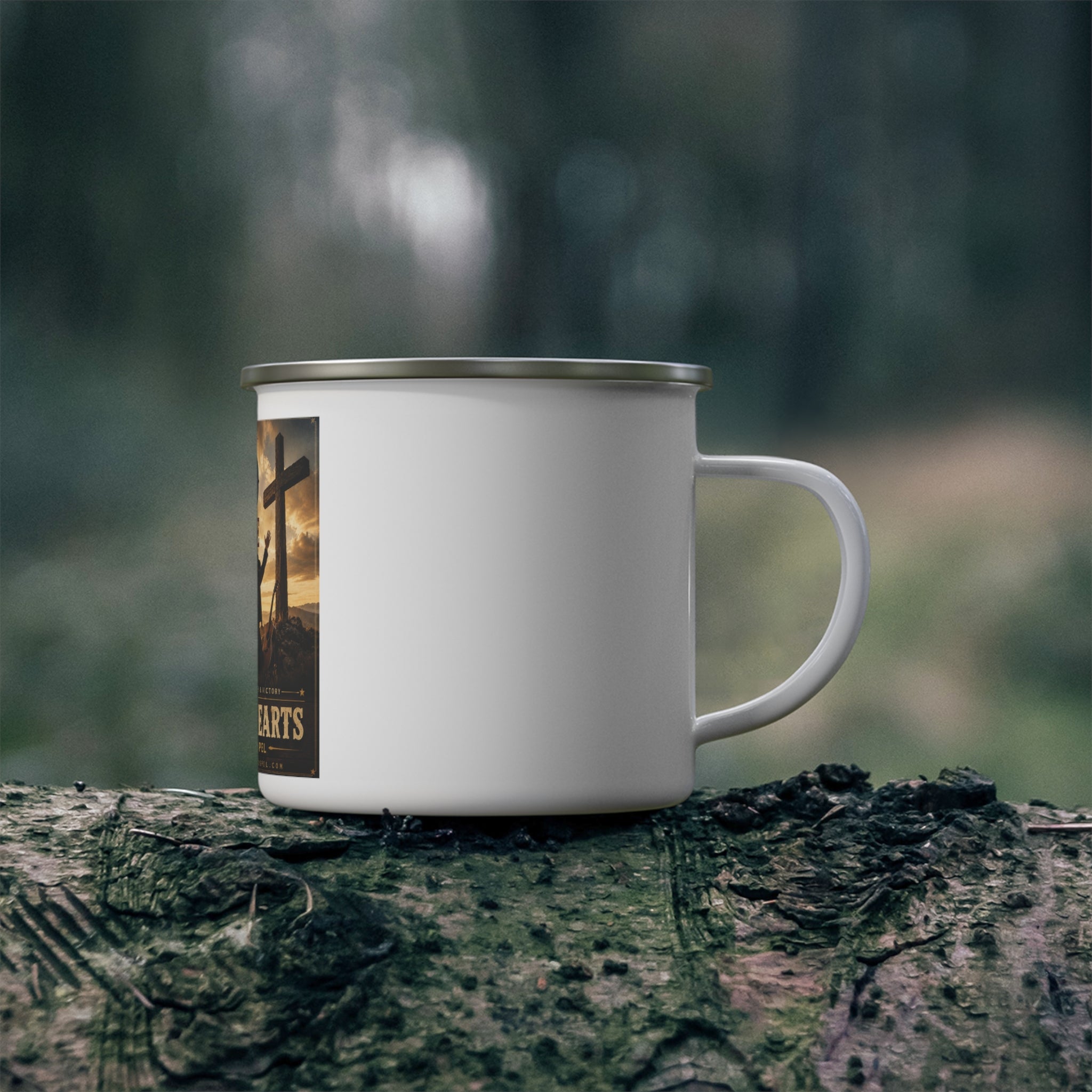 The Lord Stands By Me — Brave Hearts Country Gospel Ceramic Camping Mug