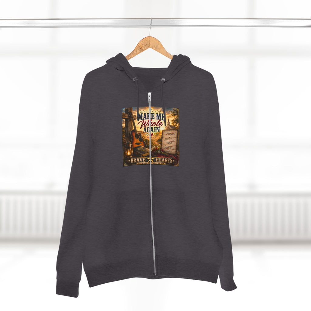 Make Me Whole Again - Brave Hearts Country Gospel Hoodie