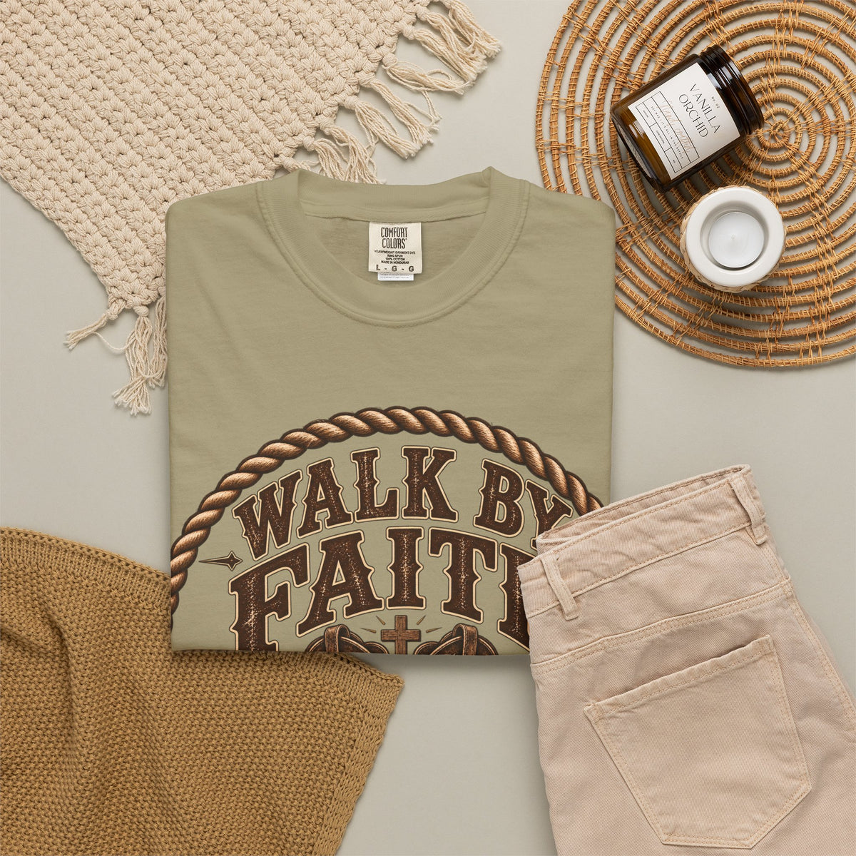 Walk By Faith - Bible Brave Hearts T-shirt