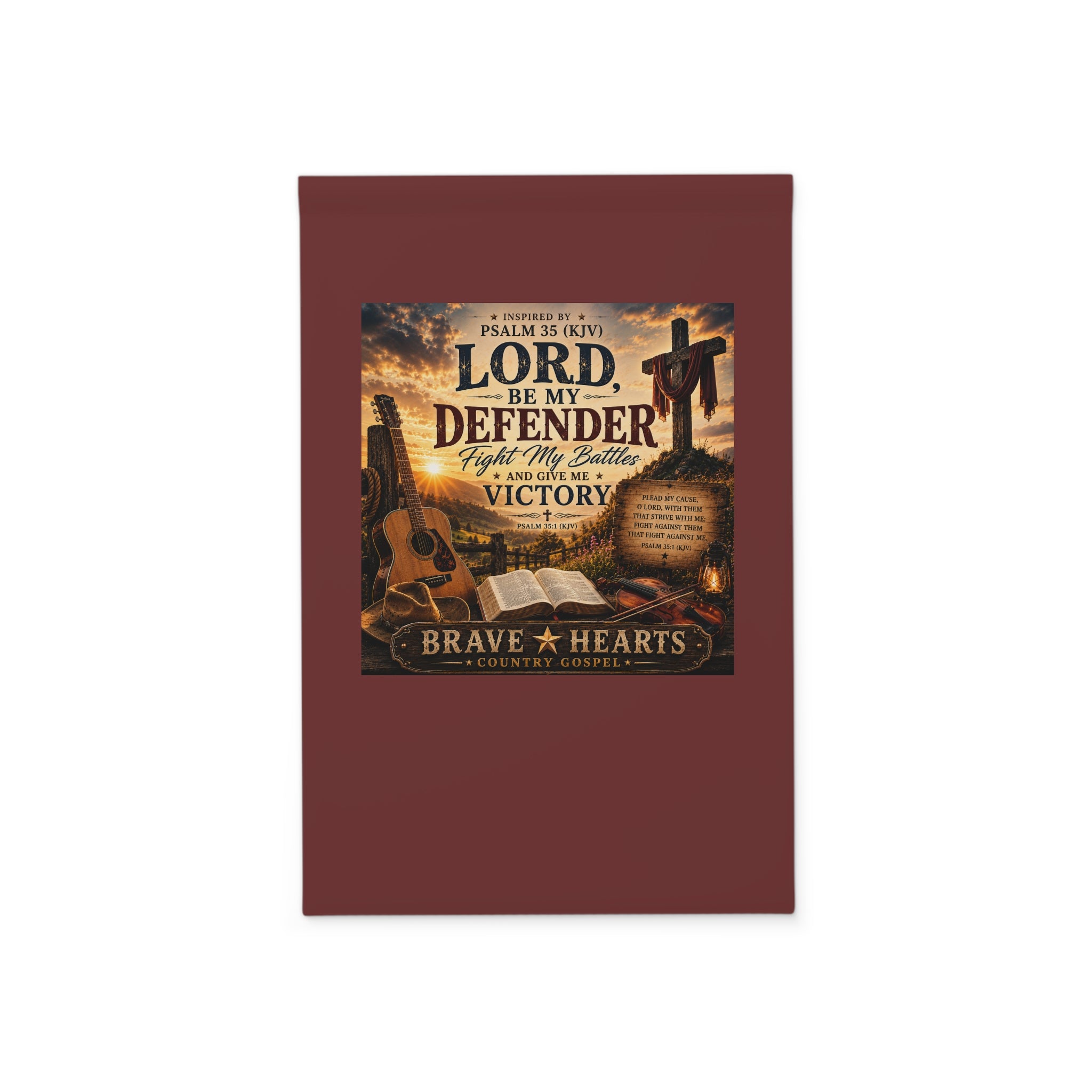 Lord, Be My Defender - Brave Hearts Country Gospel Garden Banner