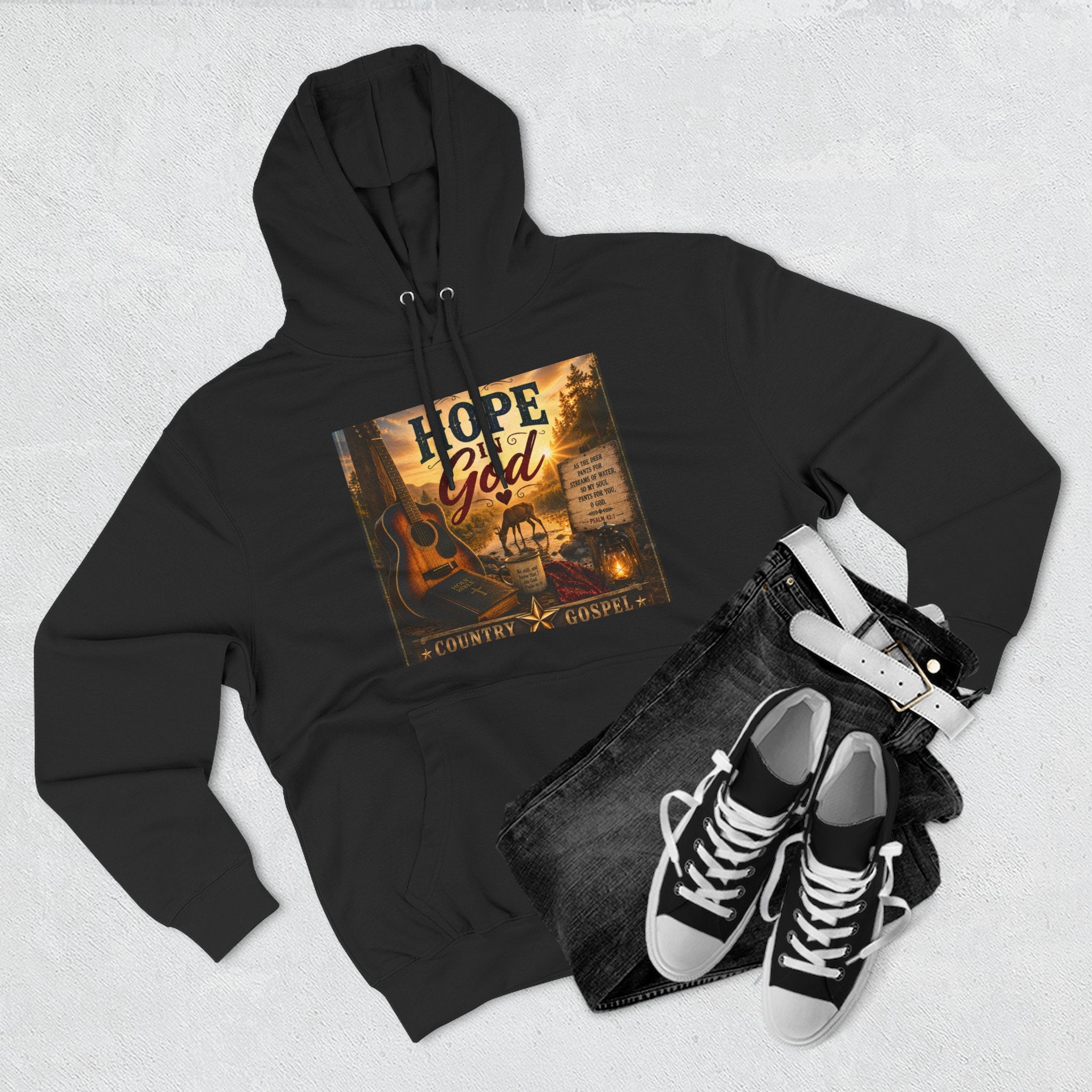 Hope in God  — Brave Hearts Country Gospel Fleece Hoodie