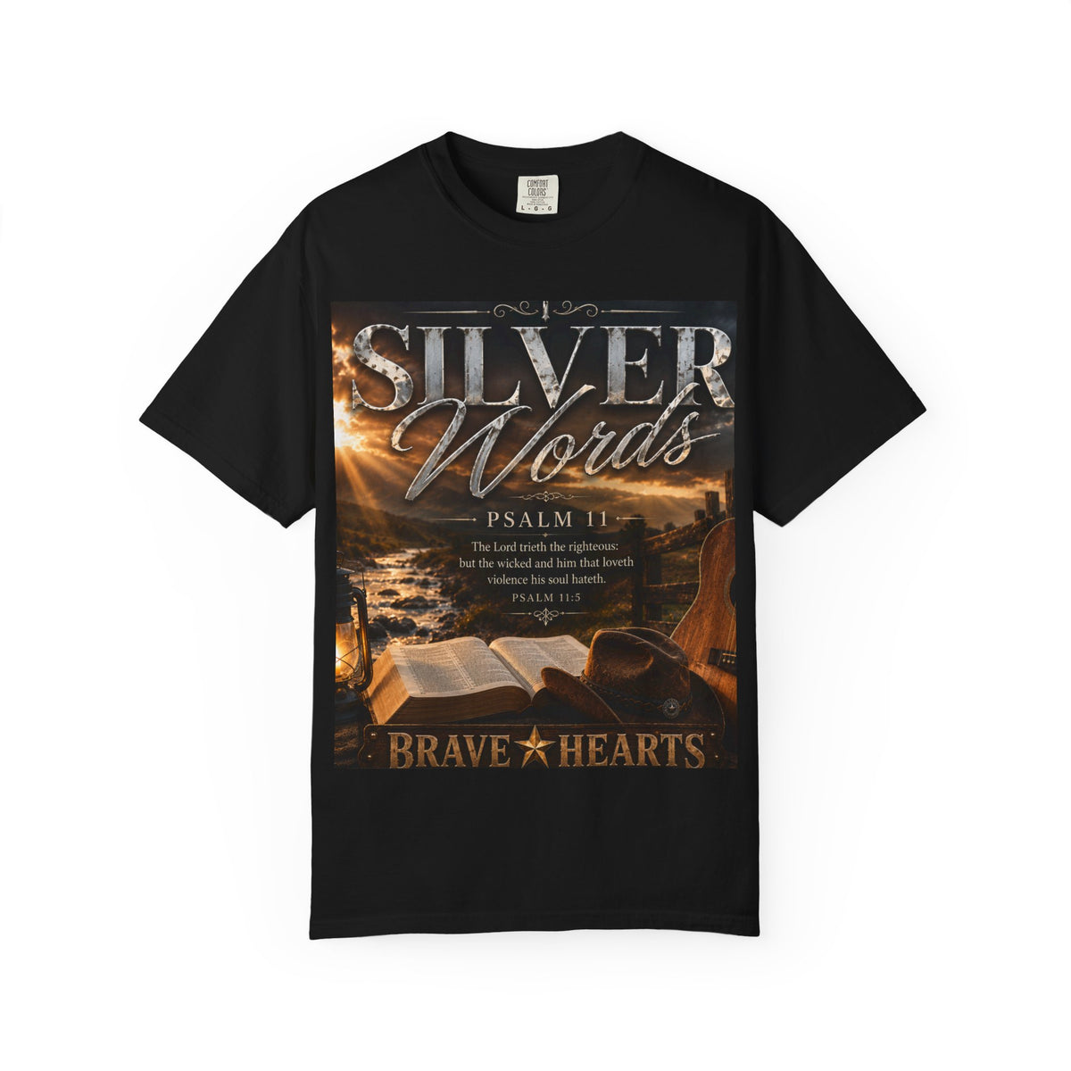 Silver Words — Brave Hearts Country Gospel T-Shirt
