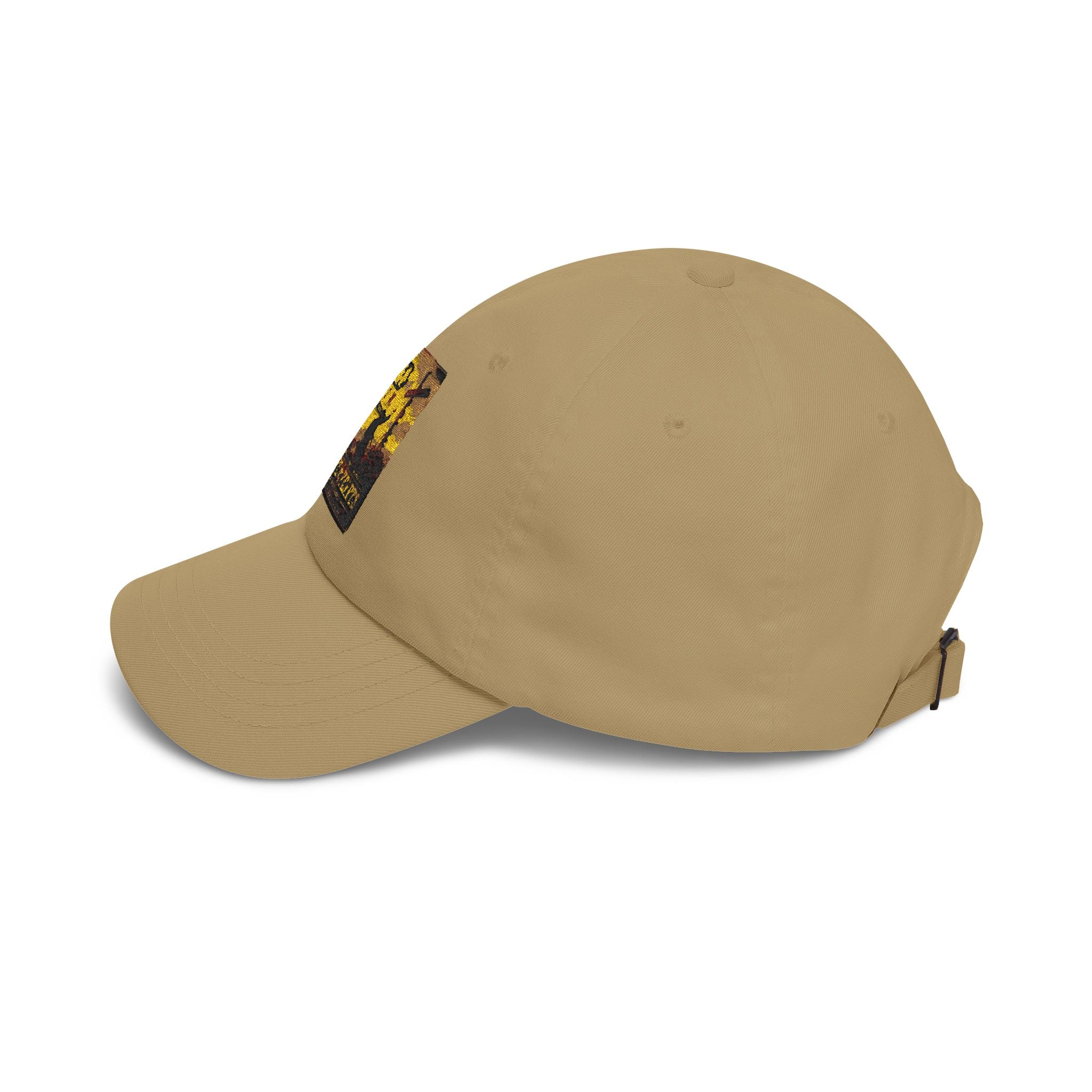 Brave Hearts Faith Dad Cap — "Lord Standin' by Me" Vintage Cross Baseball Hat