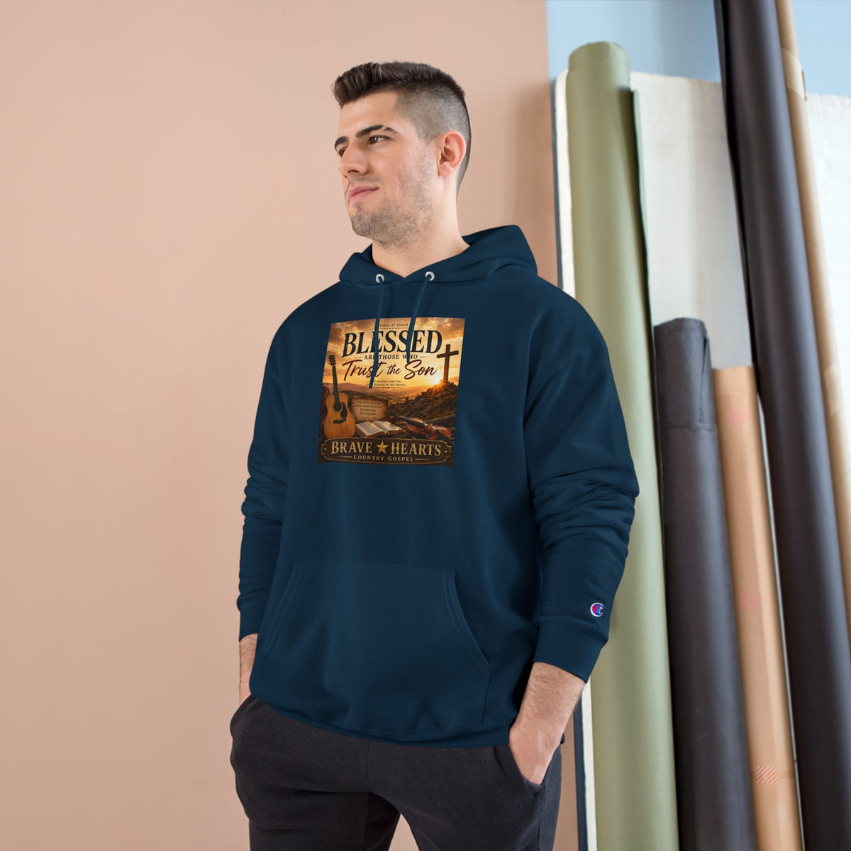 Blessed Are Those Who Trust In The Son - Brave Hearts Country Gospel Hoodie