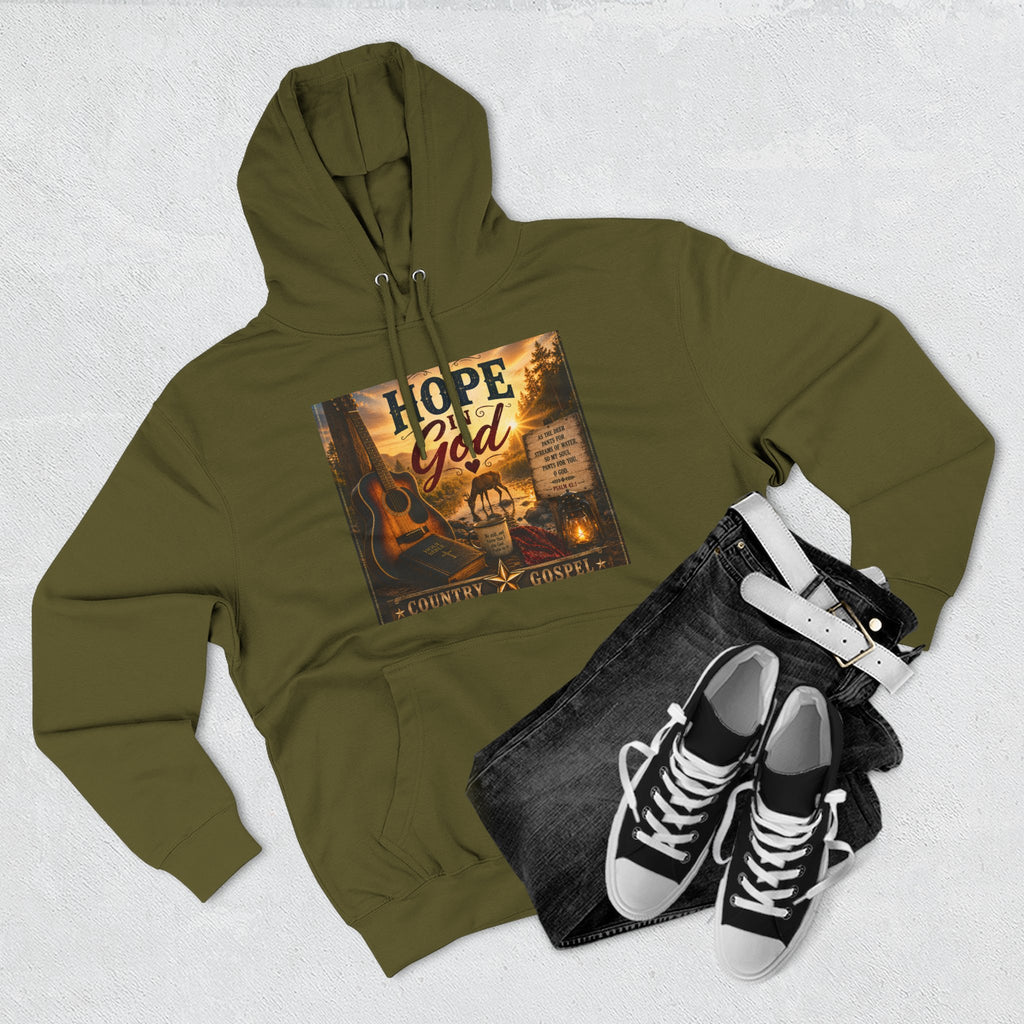 Hope in God  — Brave Hearts Country Gospel Fleece Hoodie