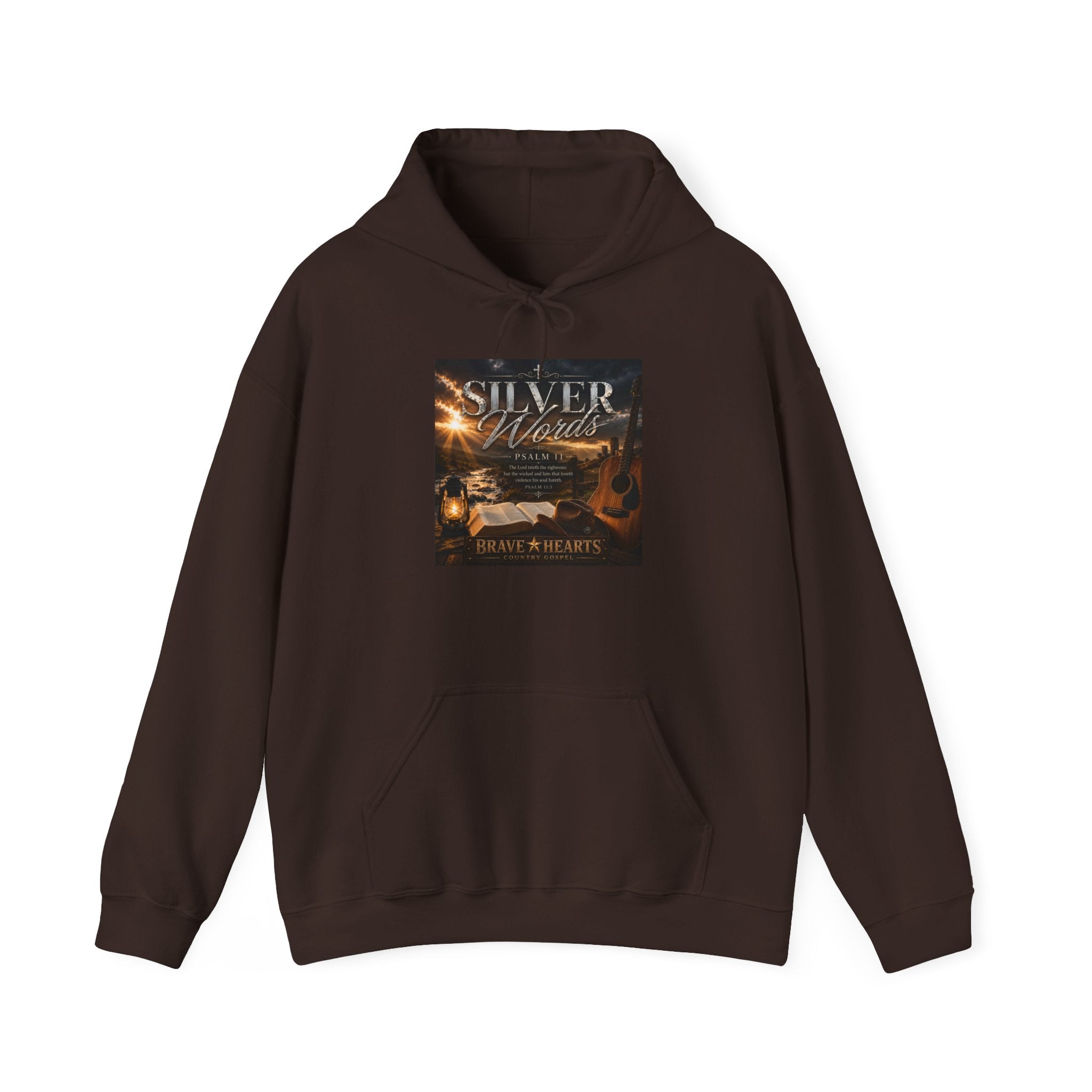 Silver Words — Brave Hearts Country Gospel Hoodie