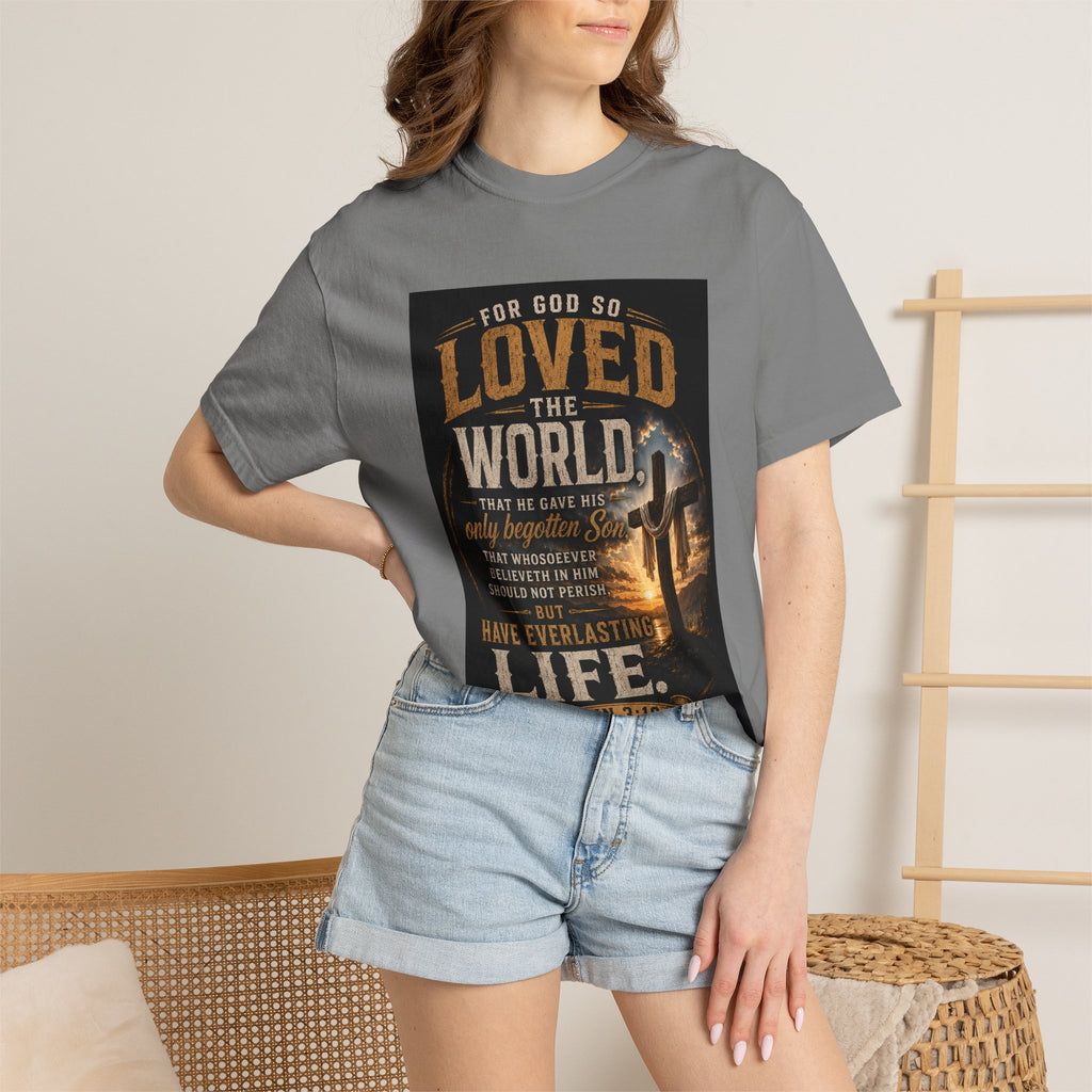 For God So Loved the World — Brave Hearts Country Gospel T-Shirt