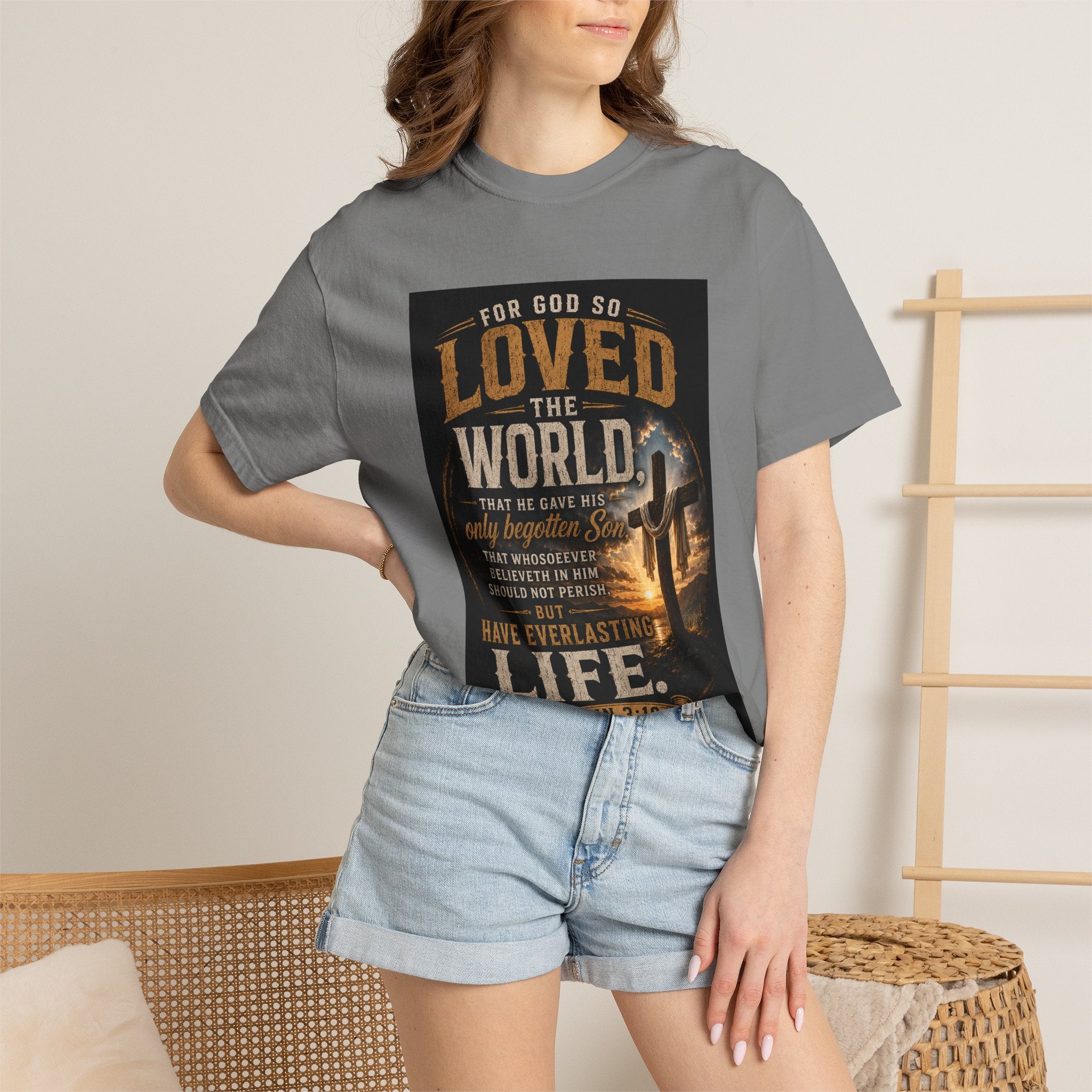 For God So Loved the World — Brave Hearts Country Gospel T-Shirt