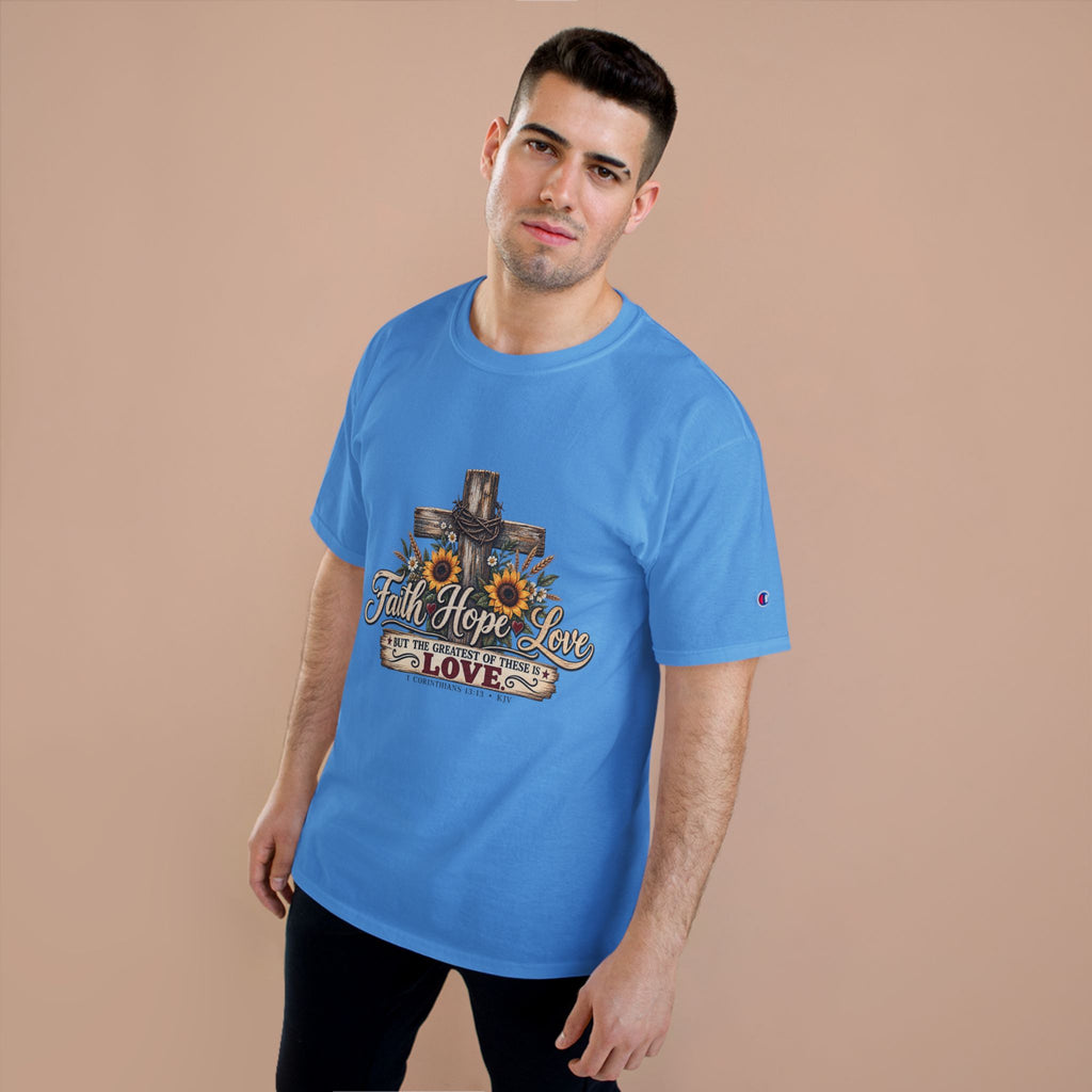 Faith Hope Love — Brave Hearts Country Gospel T-Shirt (Extended Sizes)