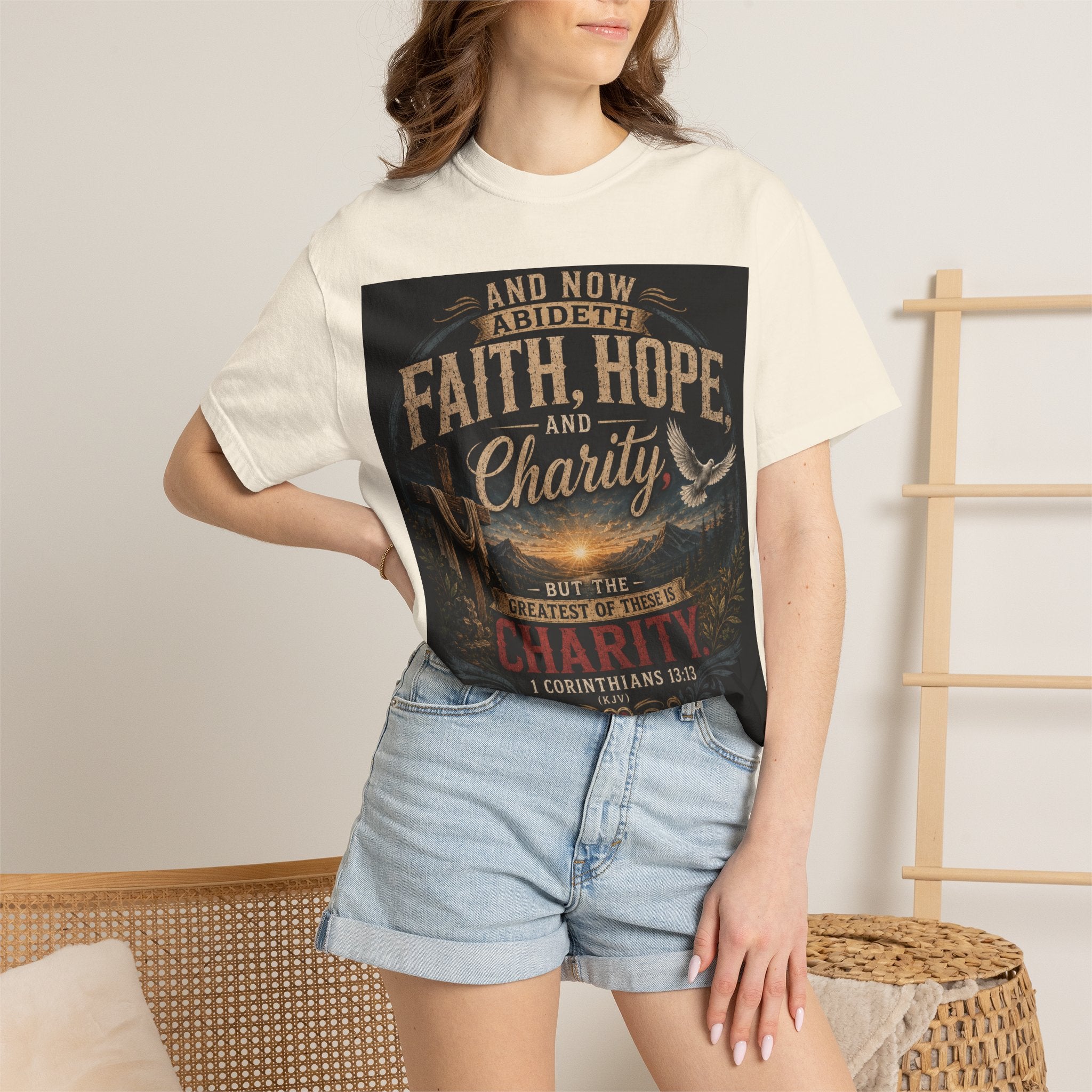 Faith, Hope, and Charity — Brave Hearts Country Gospel T-Shirt