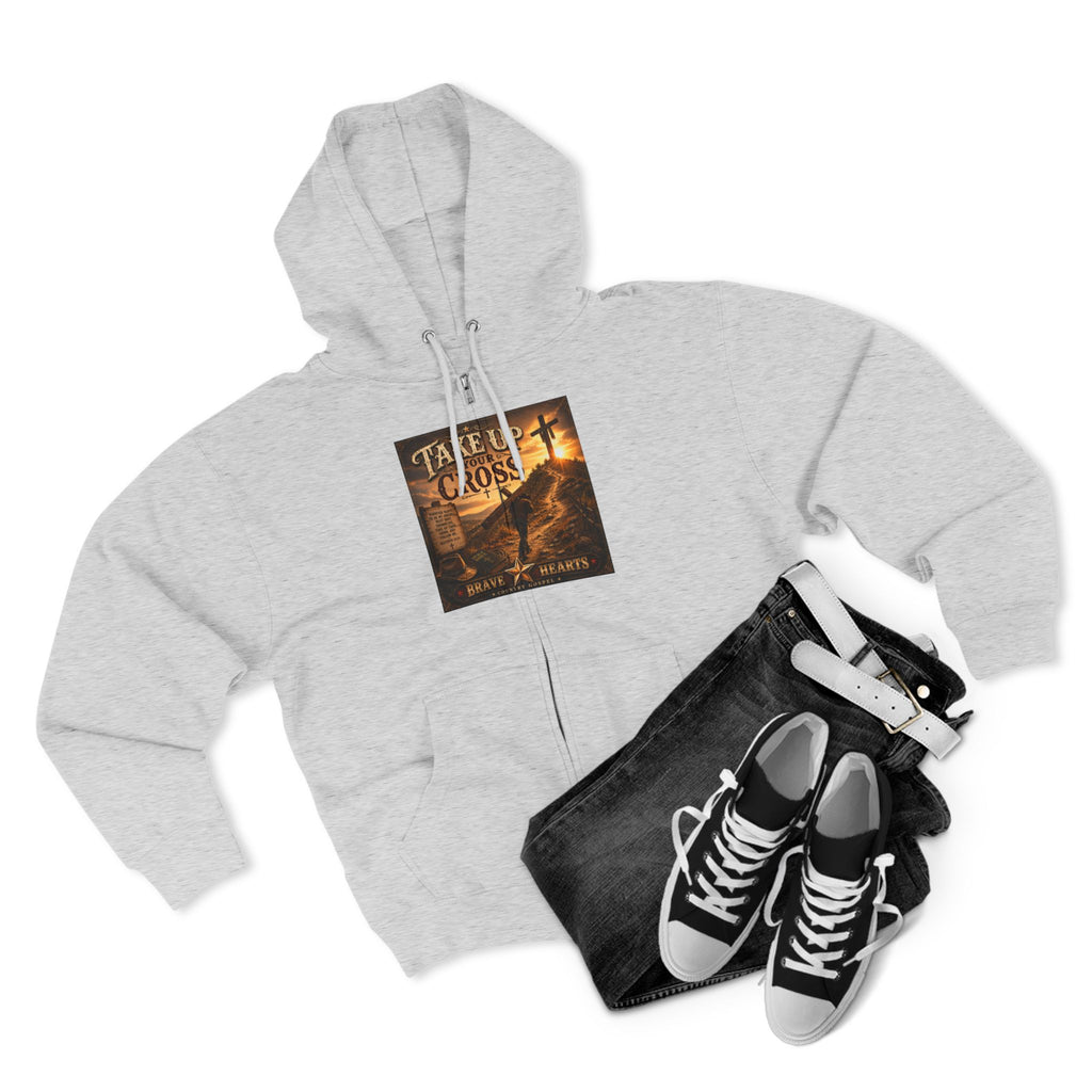 Take Up Your Cross— Brave Hearts Country Gospel Hoodie