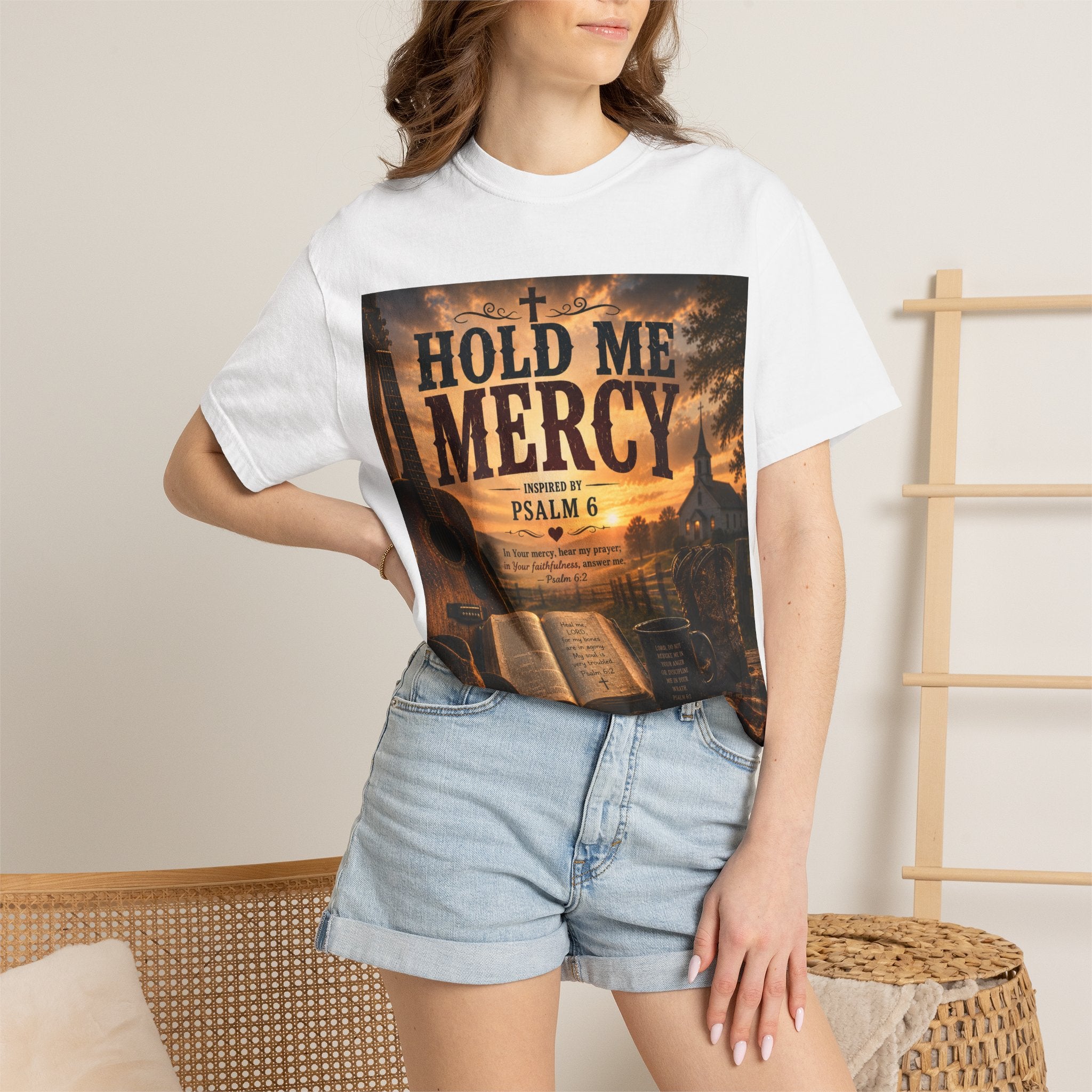 Hold Me Mercy — Brave Hearts Country Gospel T-Shirt