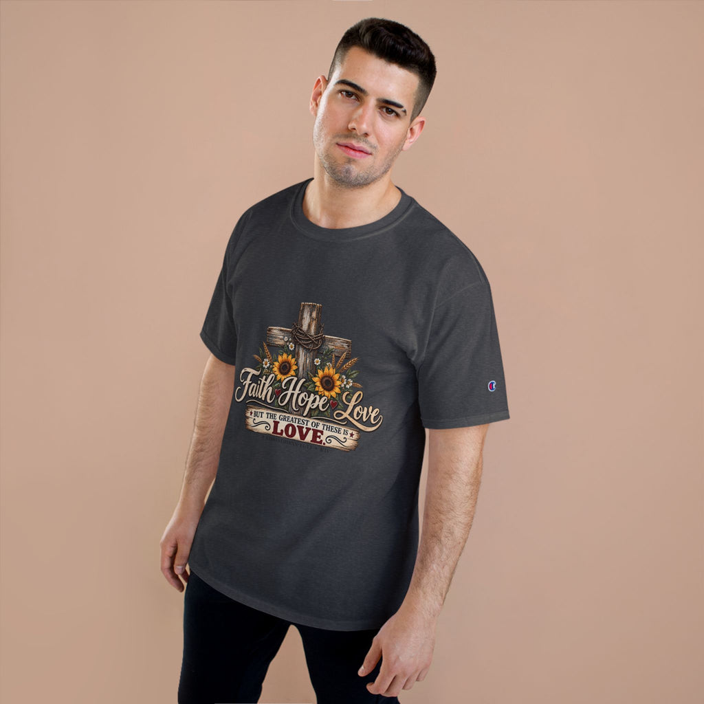 Faith Hope Love — Brave Hearts Country Gospel T-Shirt (Extended Sizes)