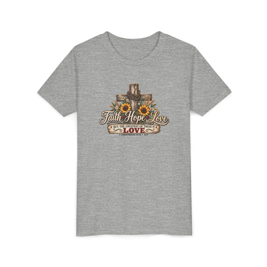 Faith Hope Love — Brave Hearts Country Gospel T-Shirt