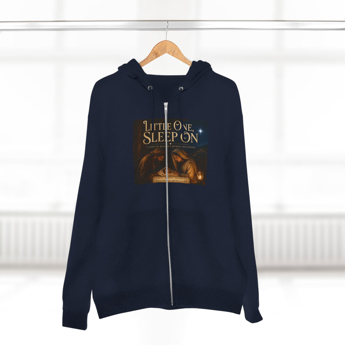 Little One, Sleep On-Brave Hearts Country Gospel ZIP Hoodie