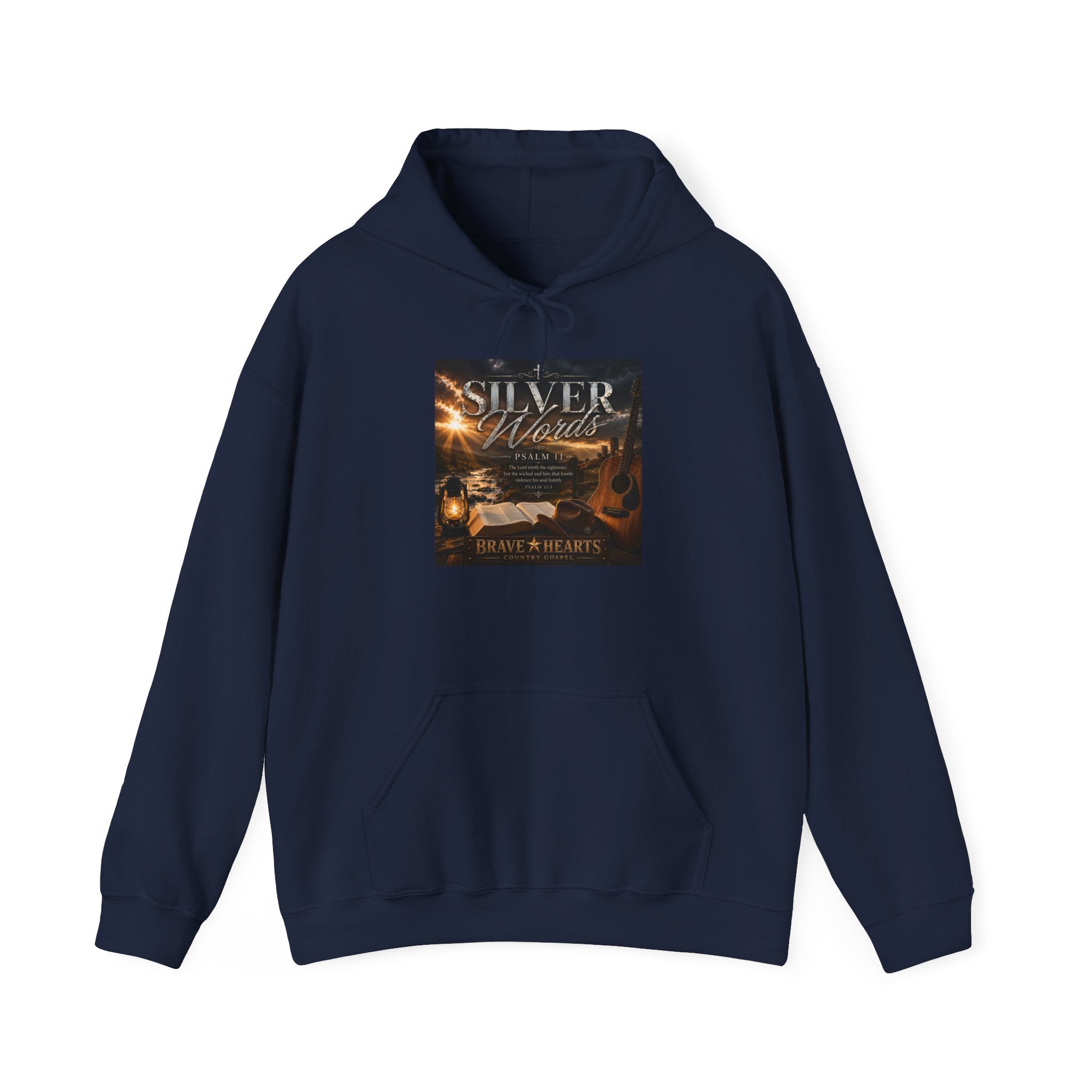 Silver Words — Brave Hearts Country Gospel Hoodie