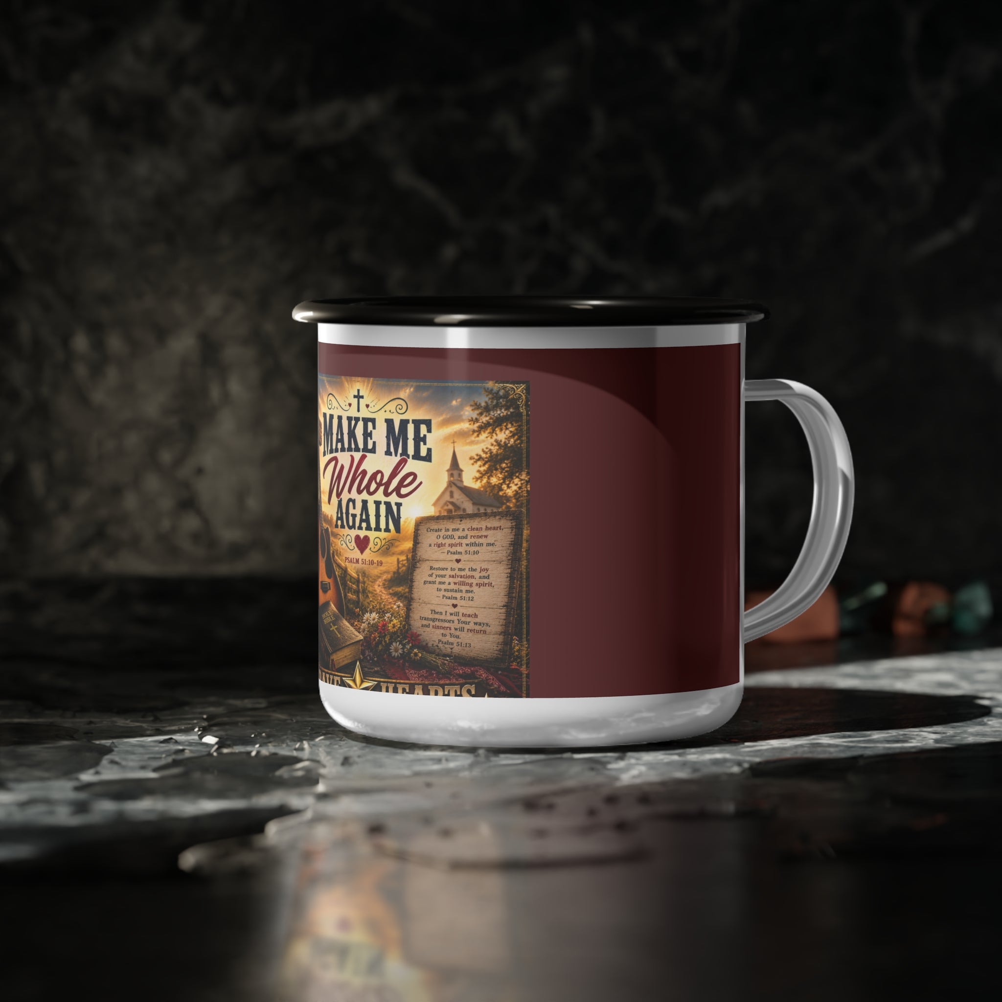 Make Me Whole Again — Brave Hearts Country Gospel Camping Mug