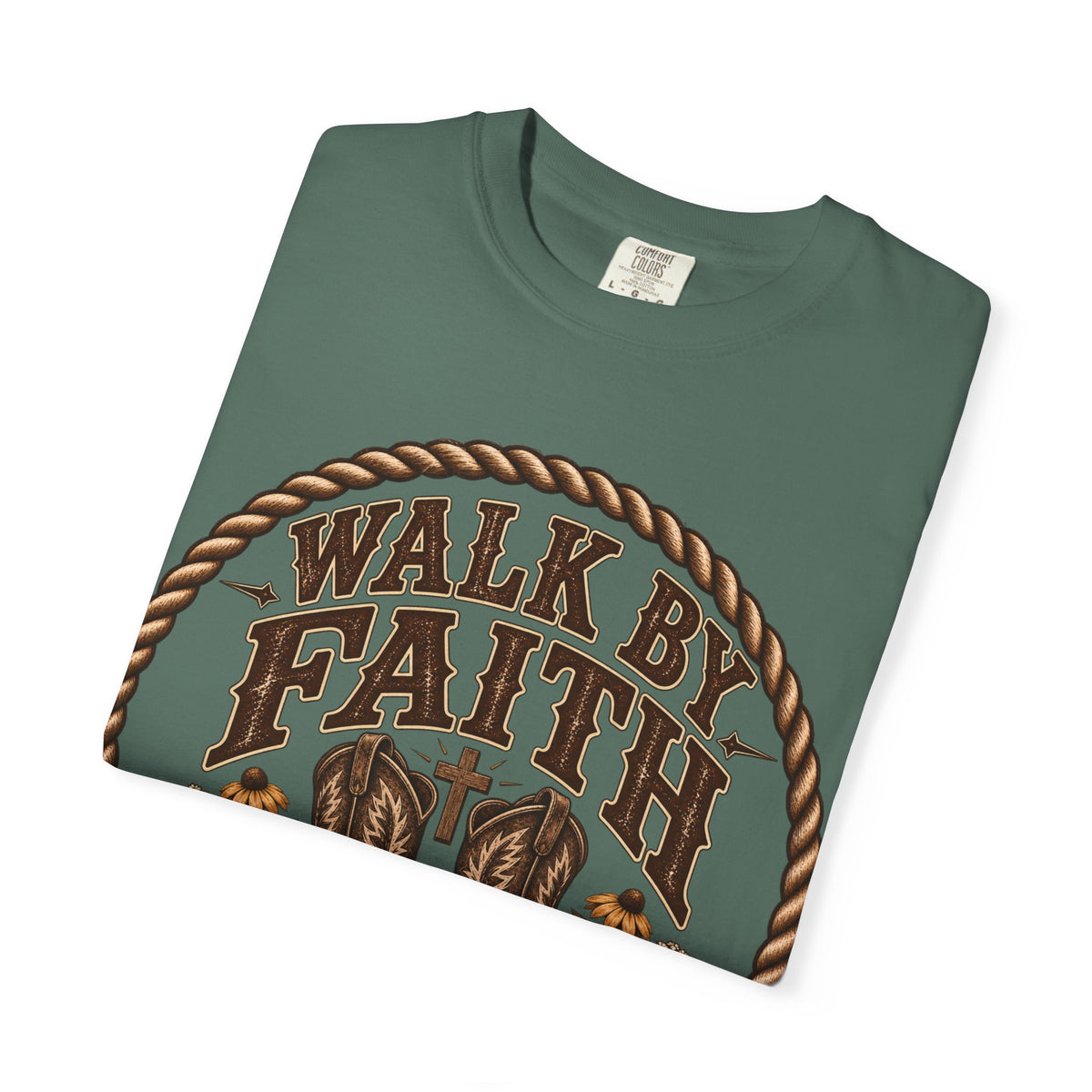 Walk By Faith - Bible Brave Hearts T-shirt